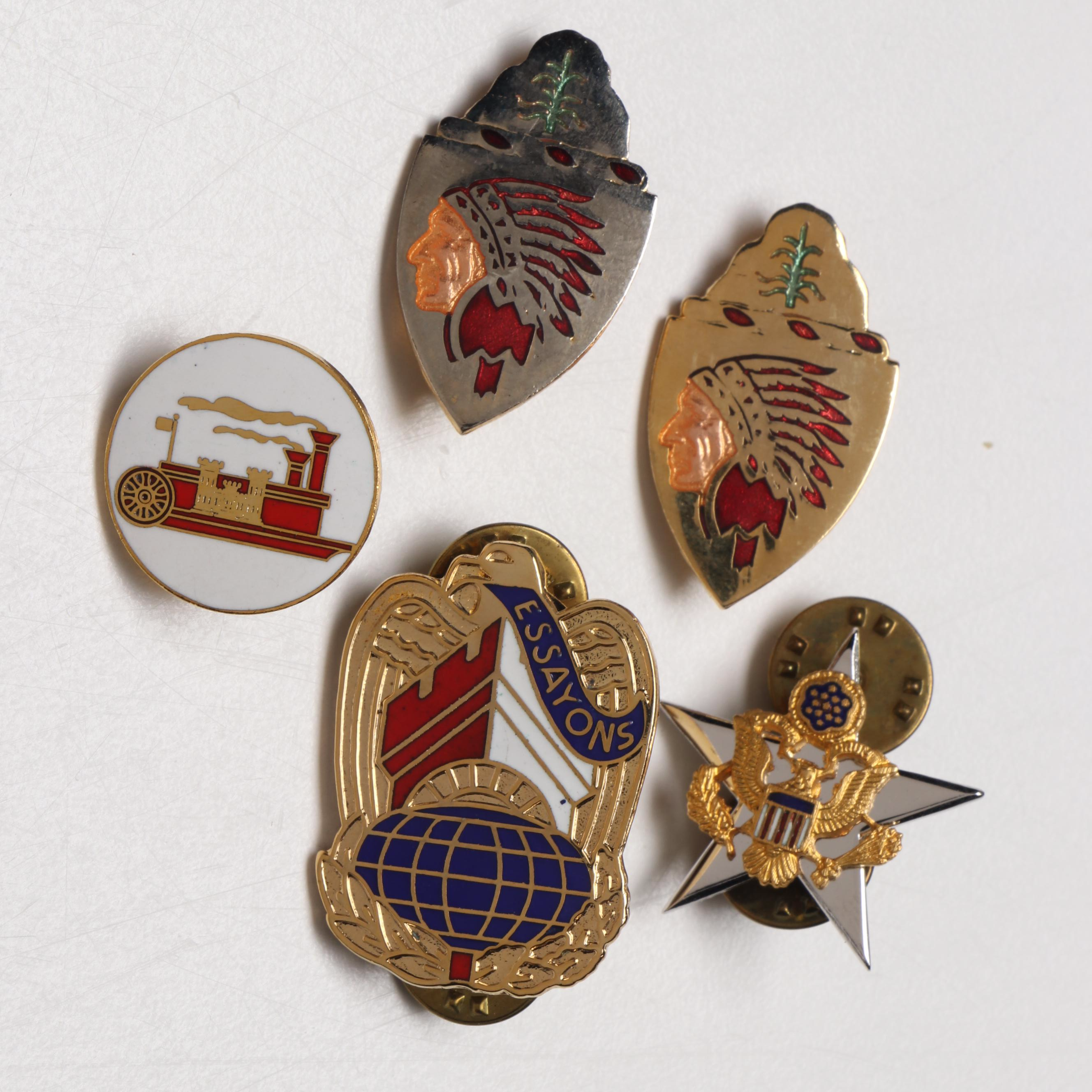 U.S. Army Engineering, Class A with Other Patches and Pins