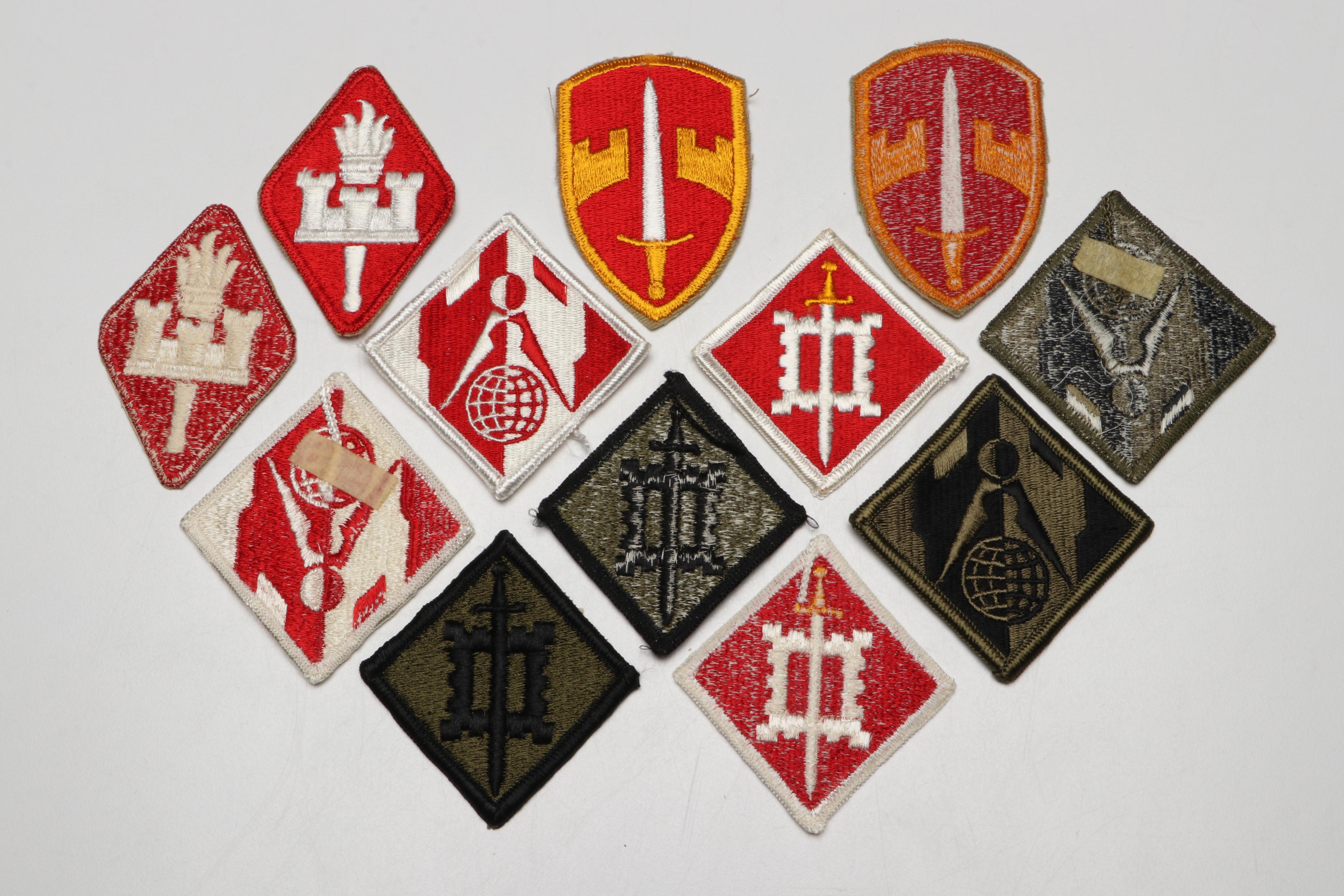 U.S. Army Engineering, Class A with Other Patches and Pins