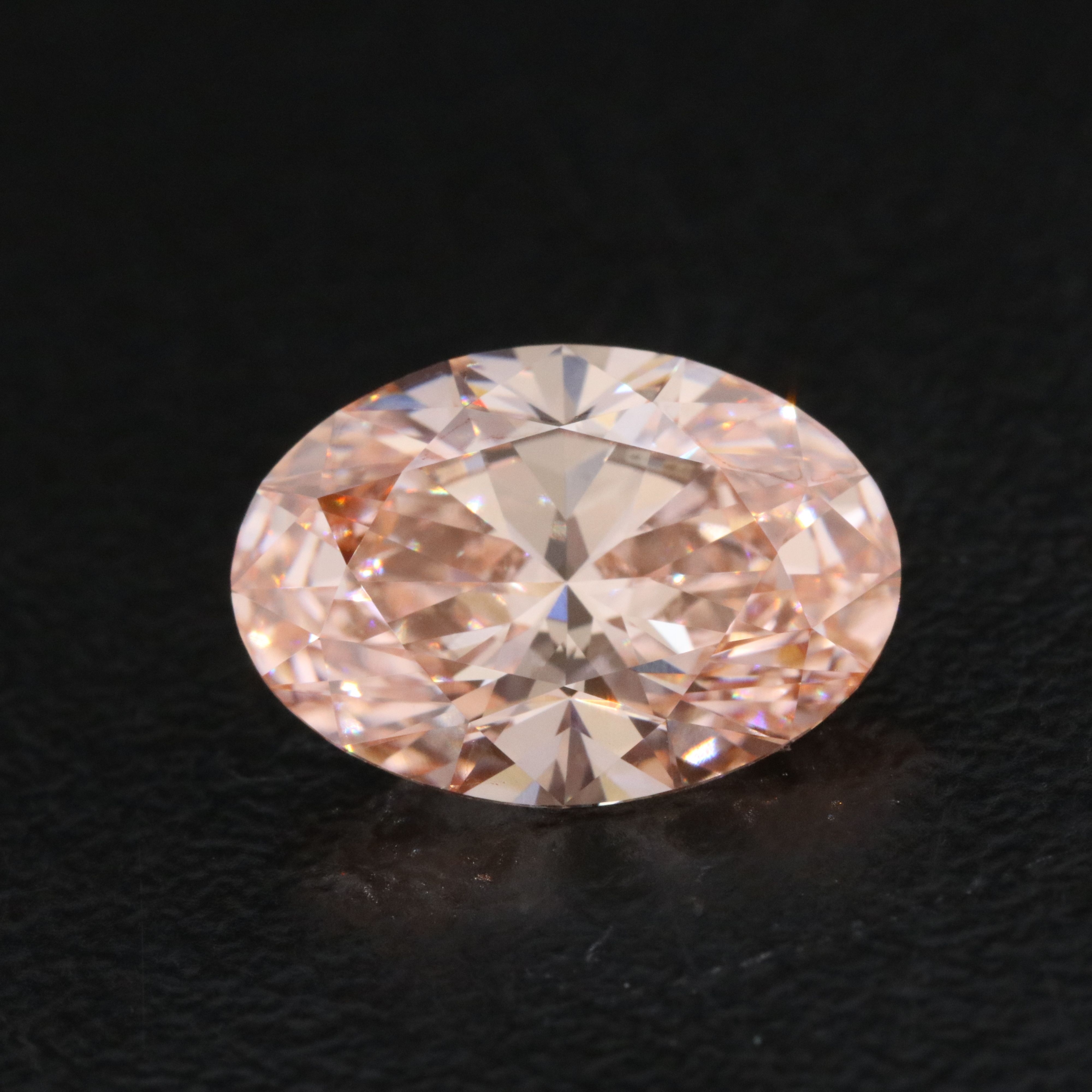 Loose 2.58 CT Lab Grown Fancy Pink Diamond with IGI Report