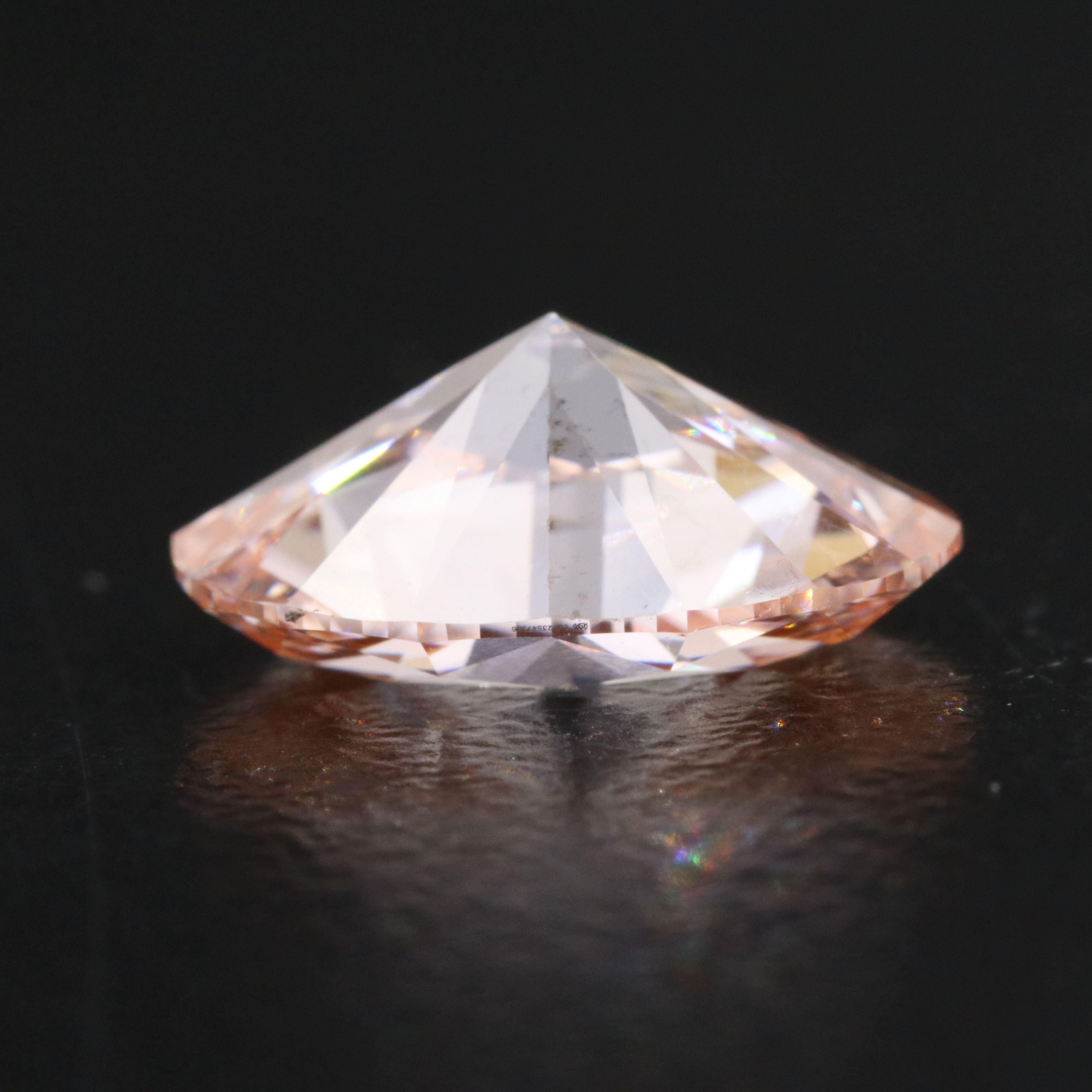 Loose 2.58 CT Lab Grown Fancy Pink Diamond with IGI Report