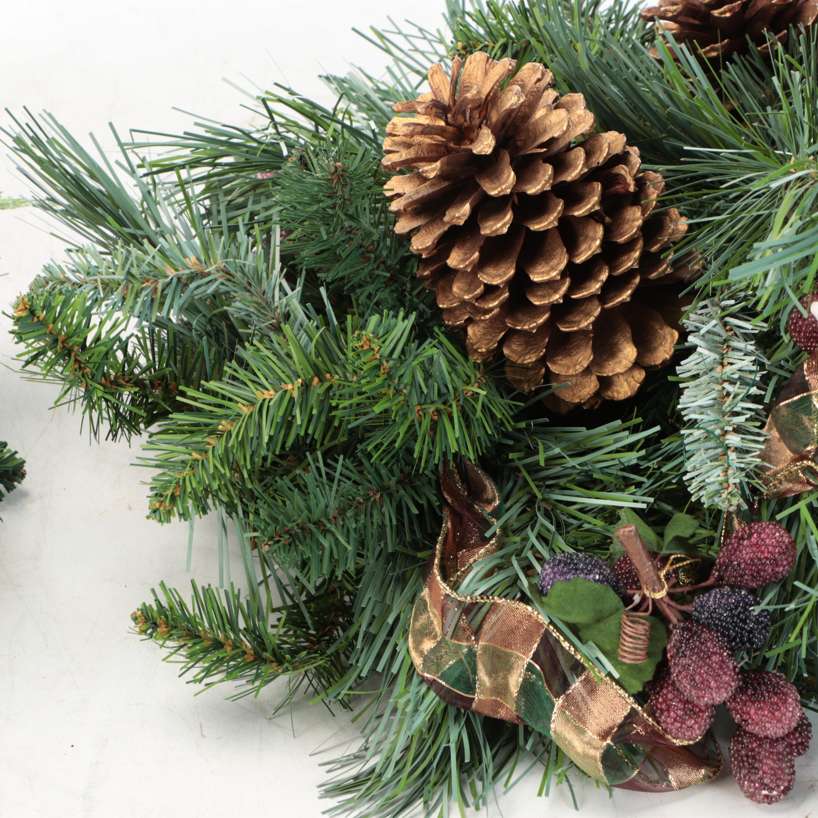 Christmas German Incense Smokers with Garland Candle Holder and More