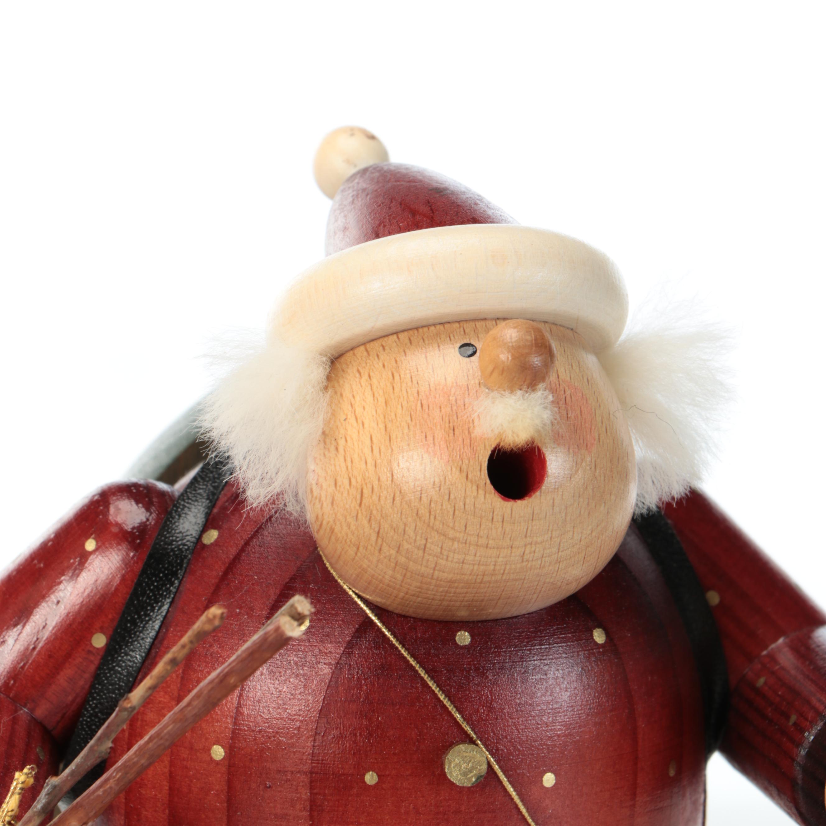 Christmas German Incense Smokers with Garland Candle Holder and More