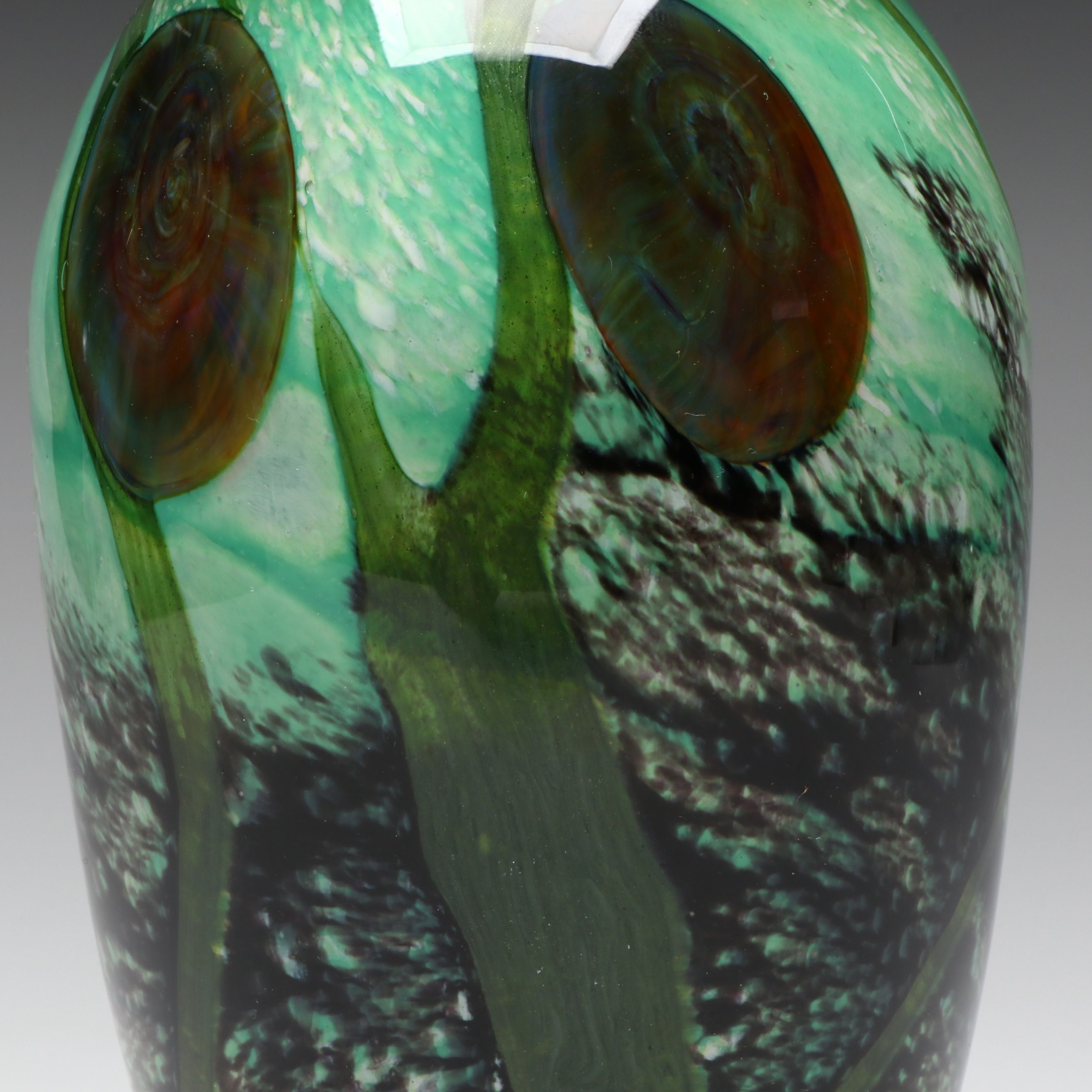 Robert Eickholt Glass Vase, 1999