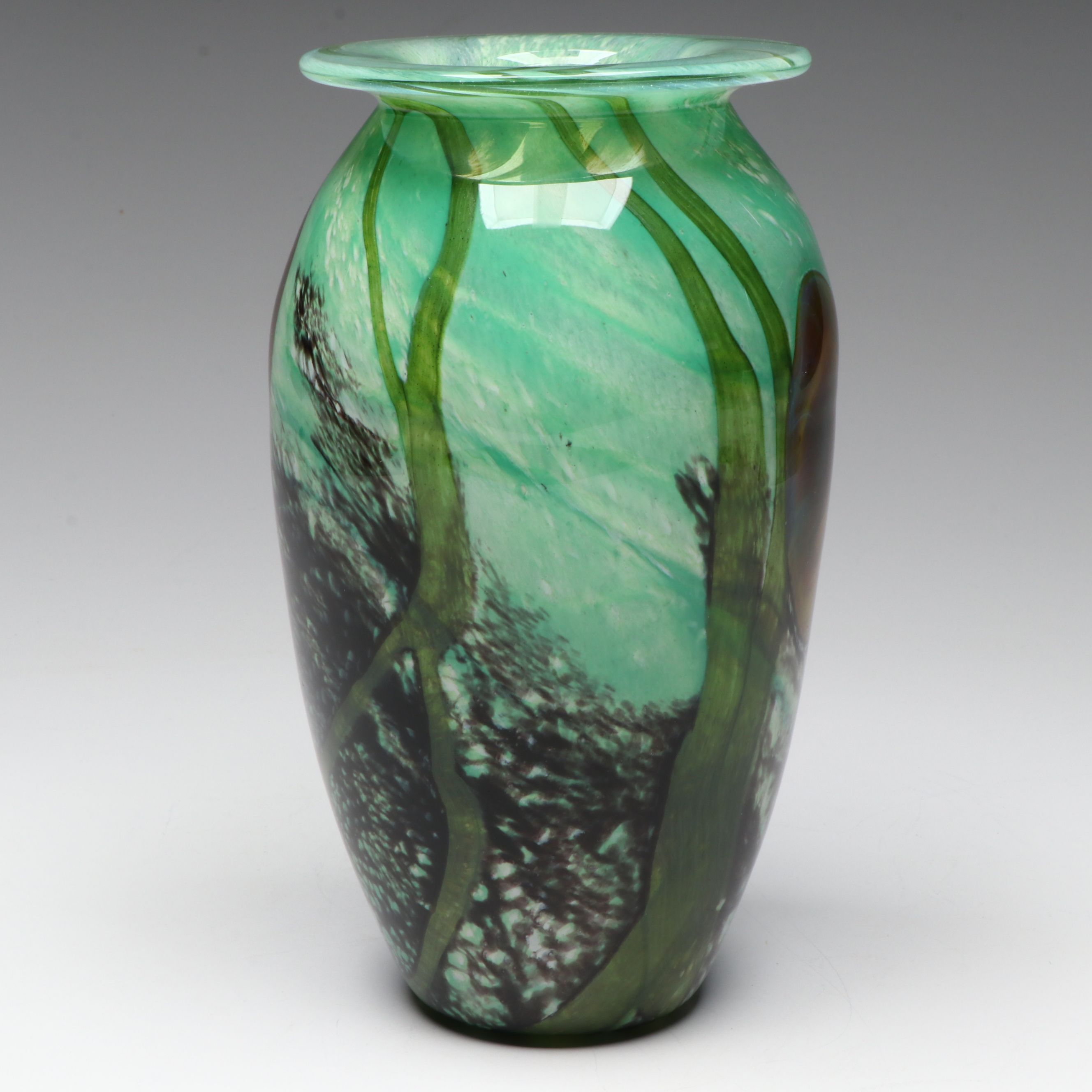 Robert Eickholt Glass Vase, 1999