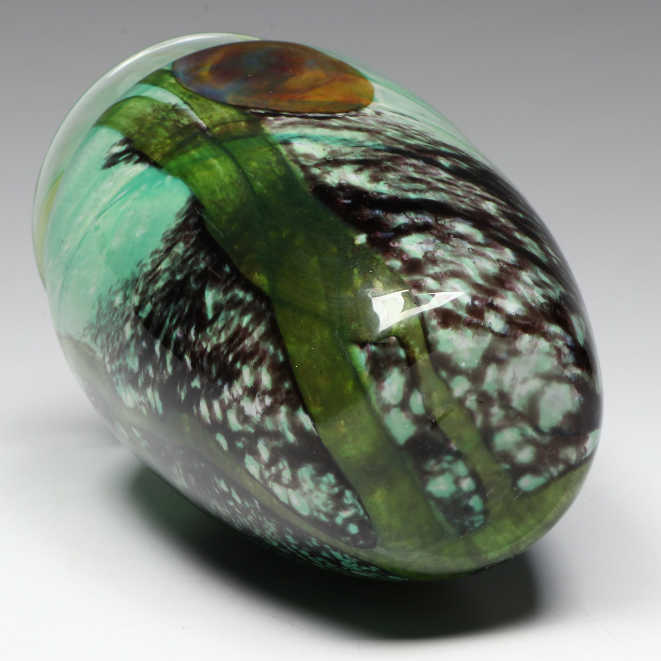 Robert Eickholt Glass Vase, 1999