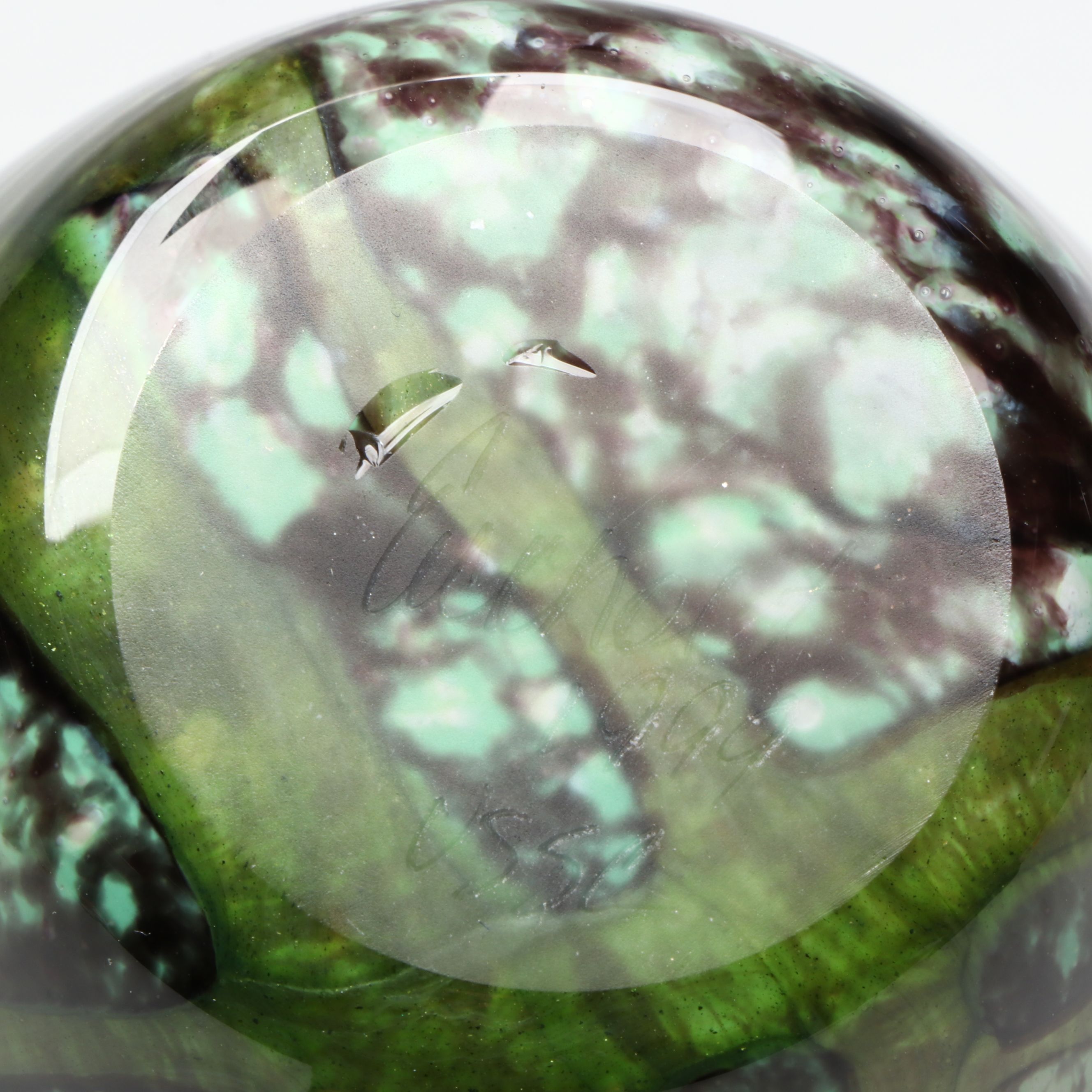 Robert Eickholt Glass Vase, 1999