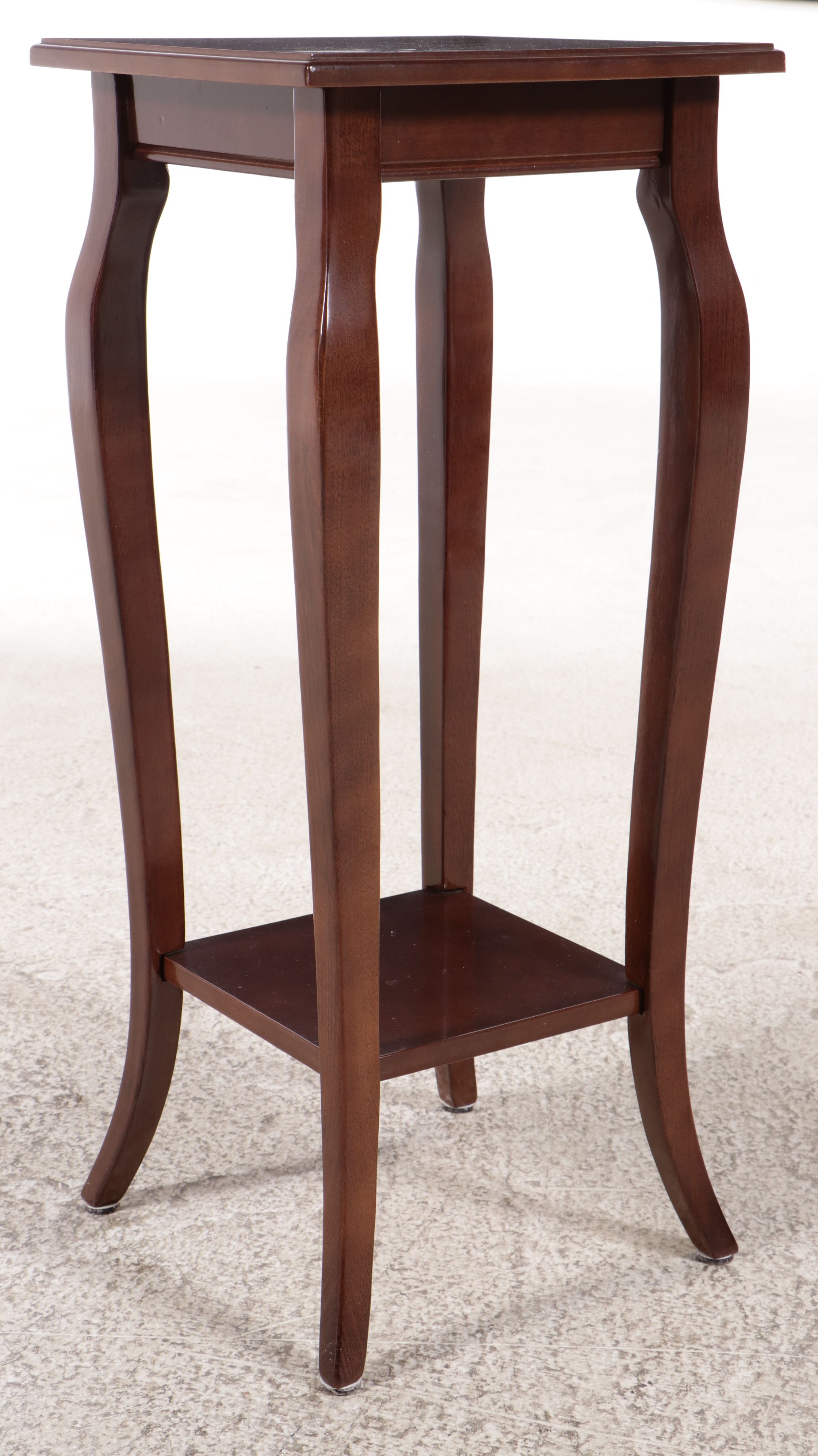Bombay Company Mahogany Finished Plant Stand, Late 20th to 21st Century
