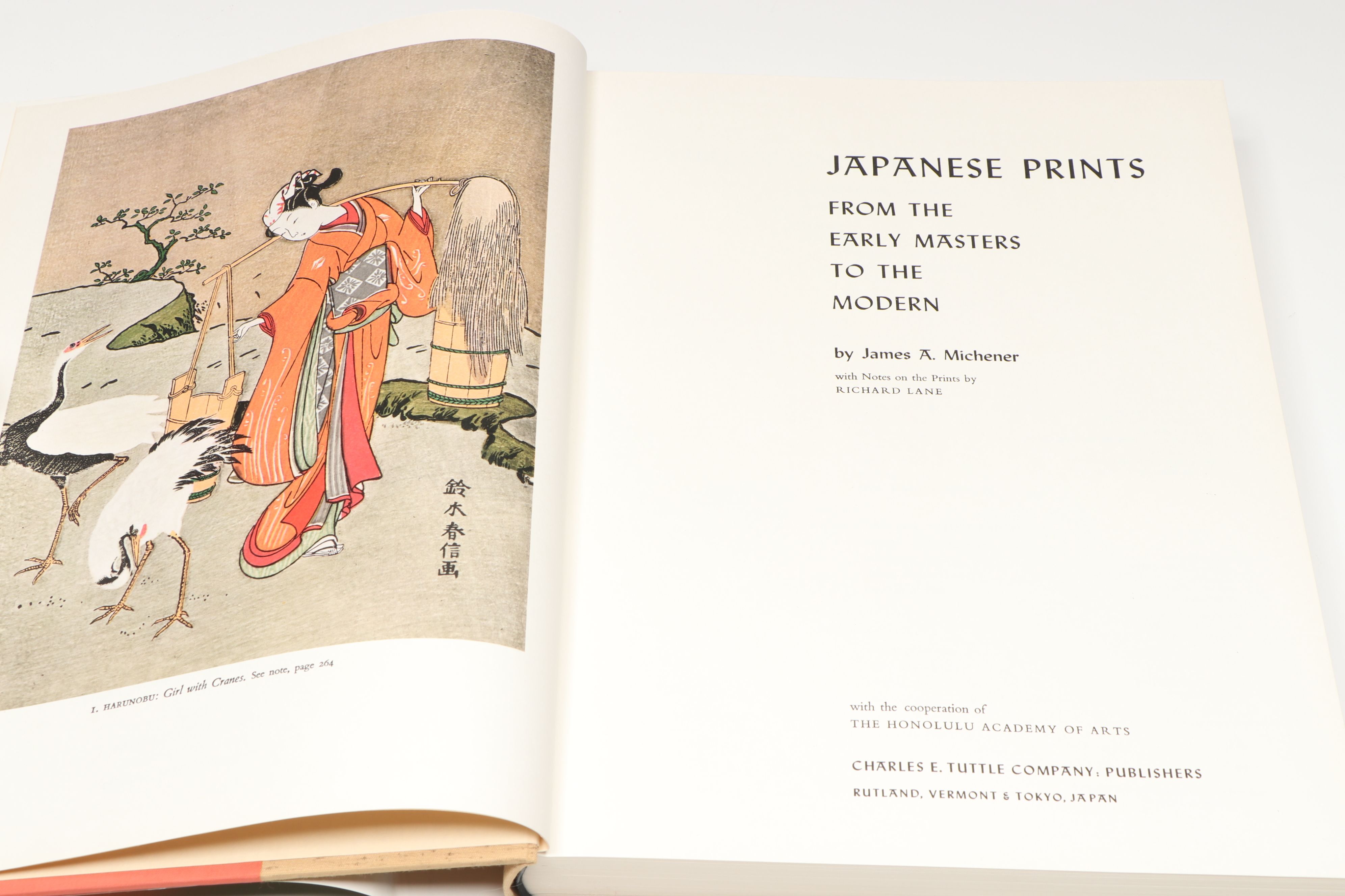 "Japanese Prints: From the Early Masters to the Modern" by James A. Michener