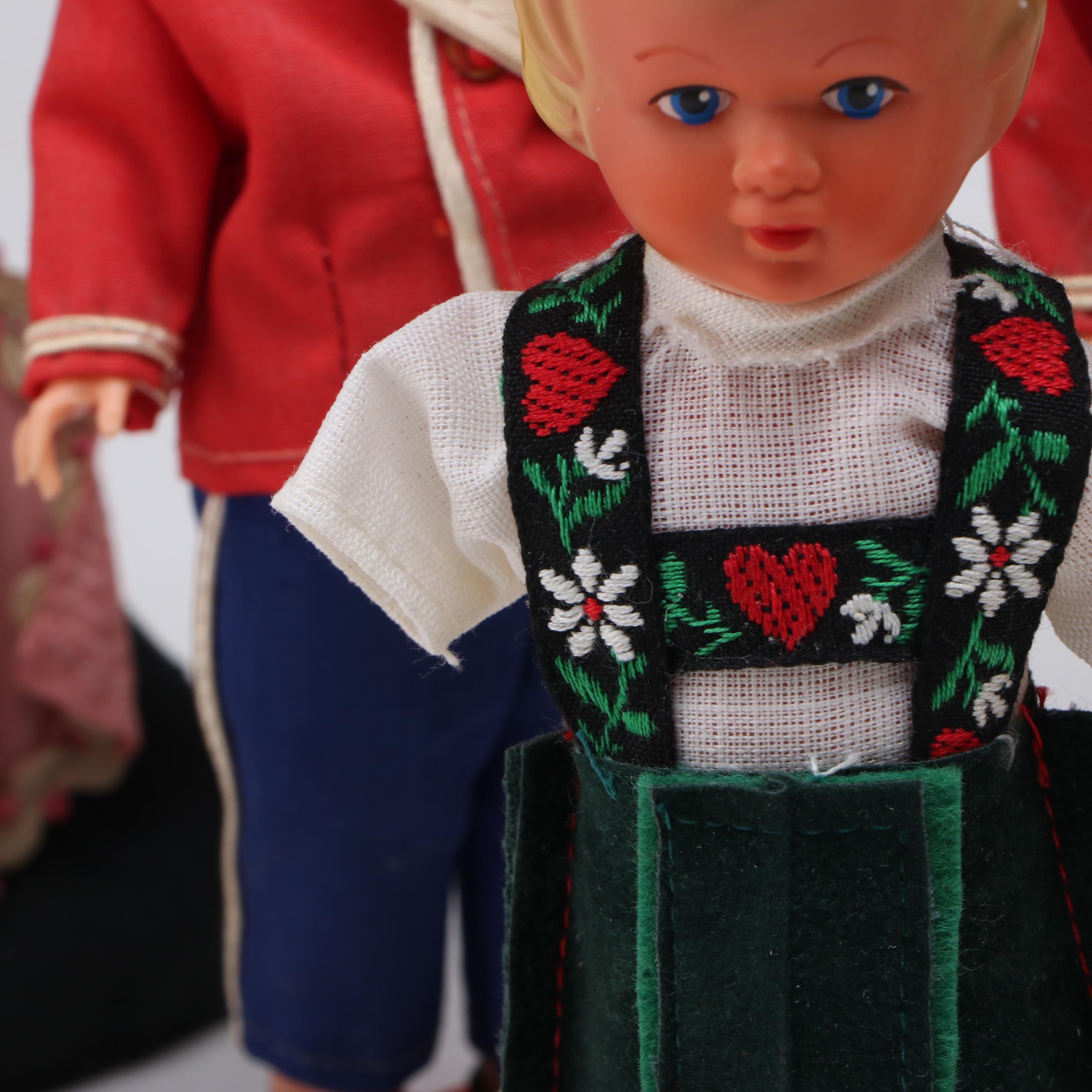 Vintage Miniature Porcelain, Plastic and More World Dolls