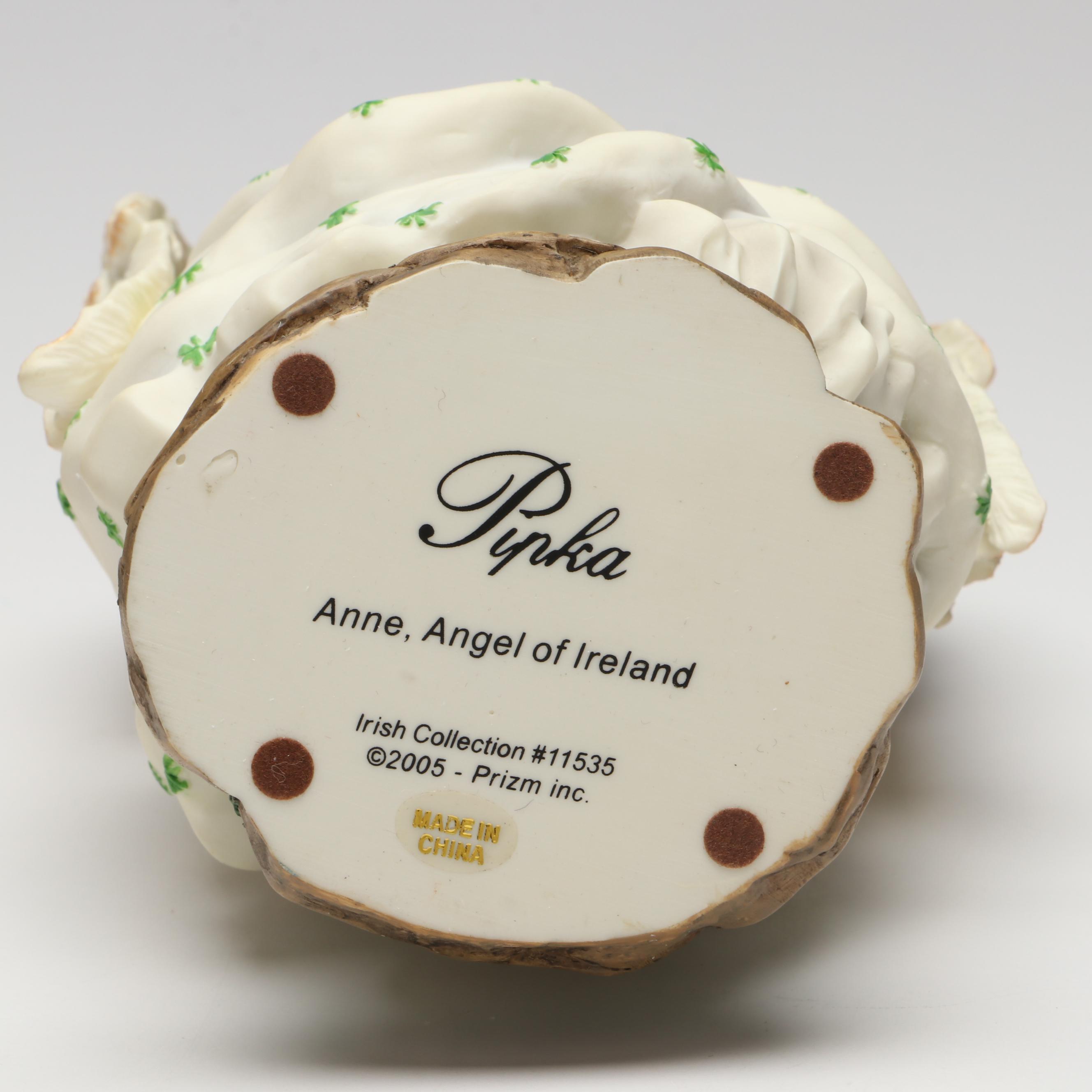 Pipka "Anne, Angel of Ireland" and "Angel of Faith" Resin Figurines