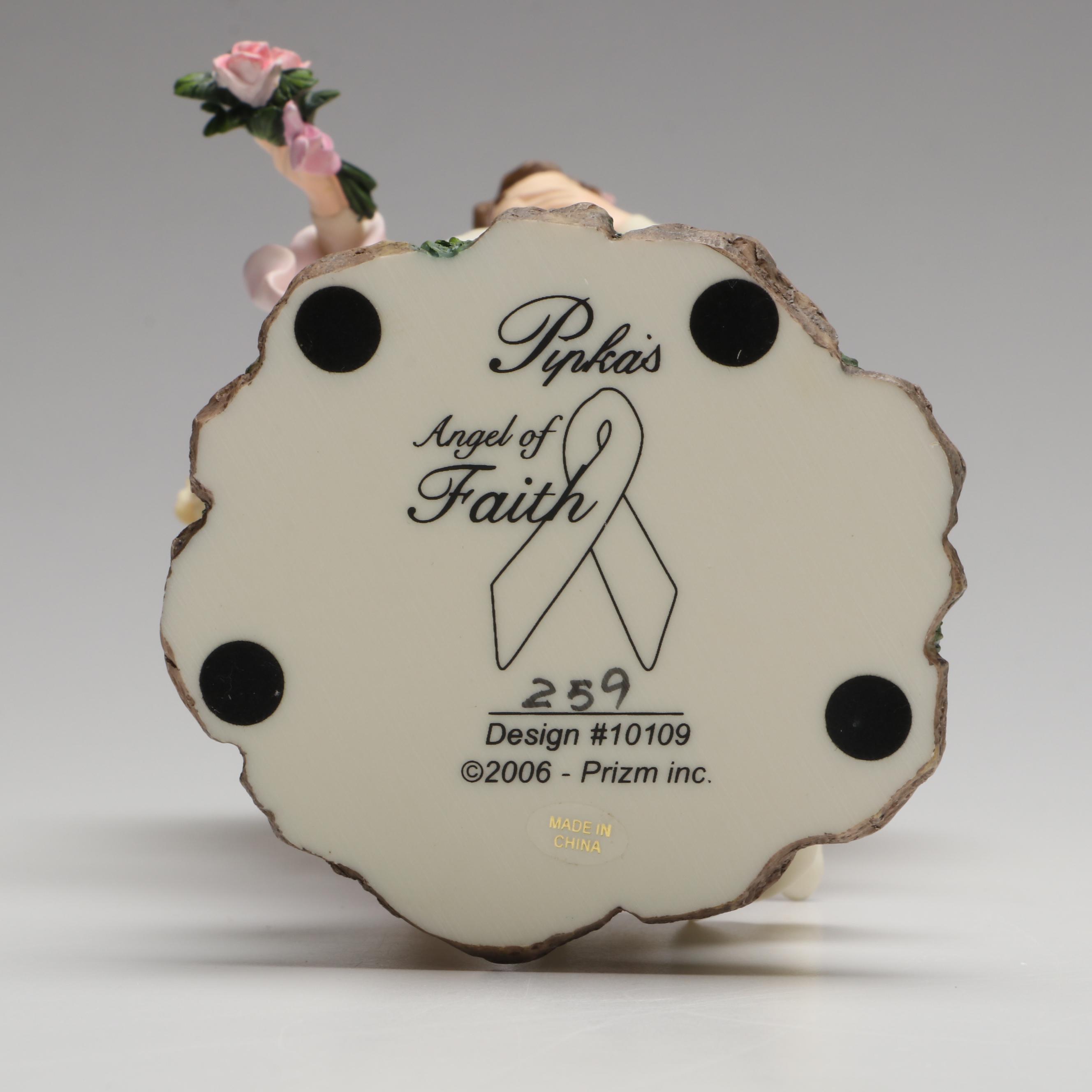 Pipka "Anne, Angel of Ireland" and "Angel of Faith" Resin Figurines