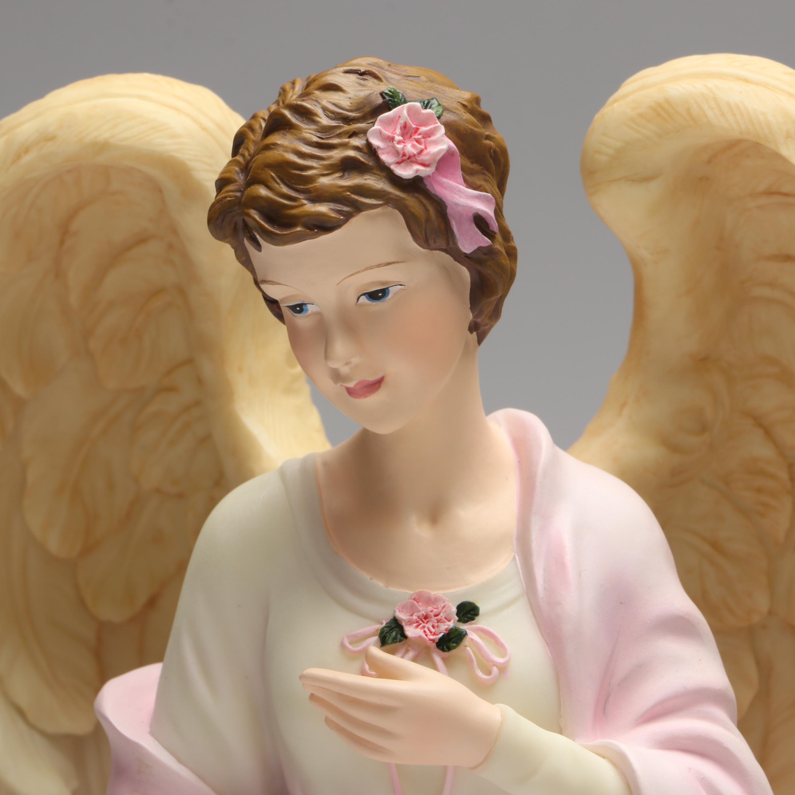 Pipka "Anne, Angel of Ireland" and "Angel of Faith" Resin Figurines