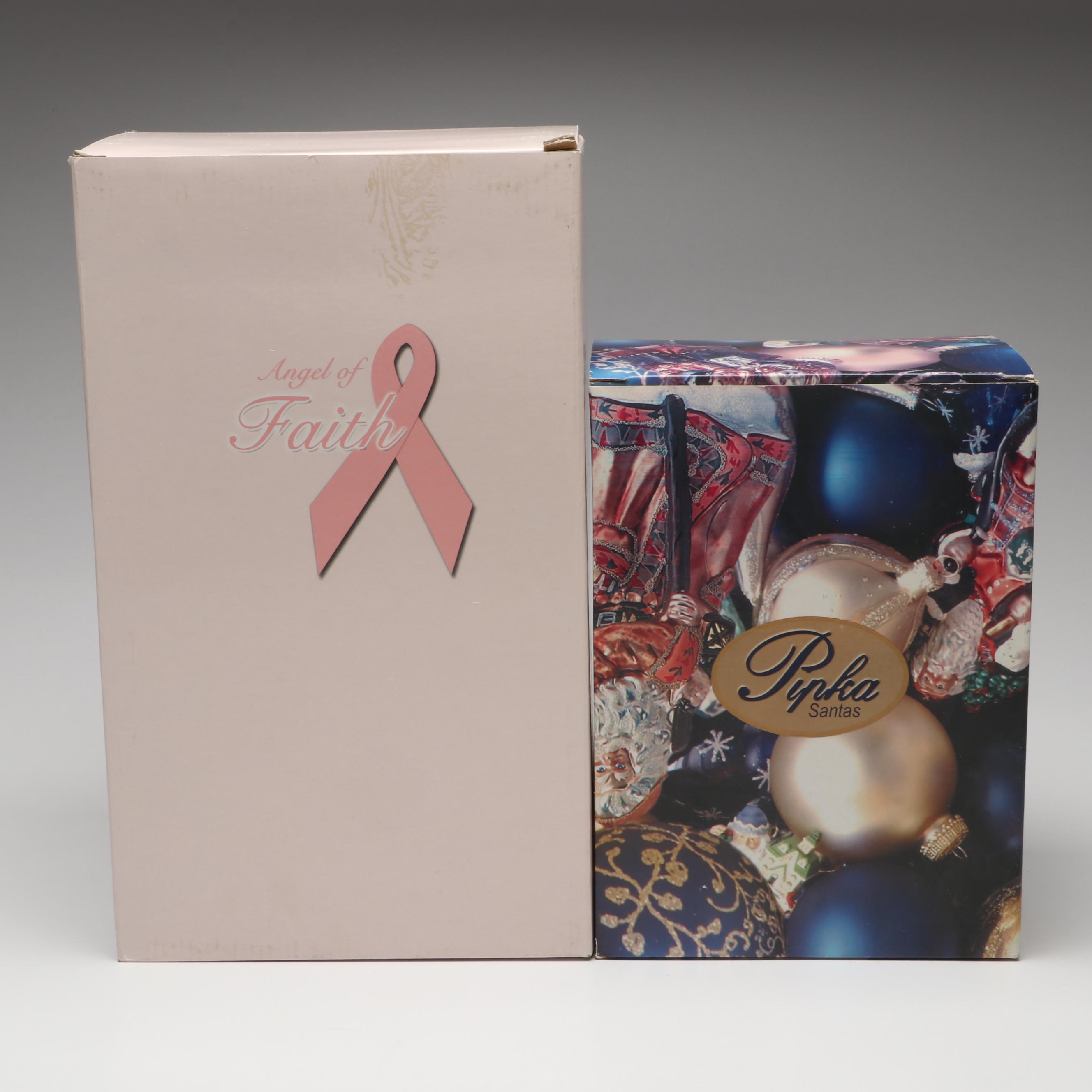 Pipka "Anne, Angel of Ireland" and "Angel of Faith" Resin Figurines