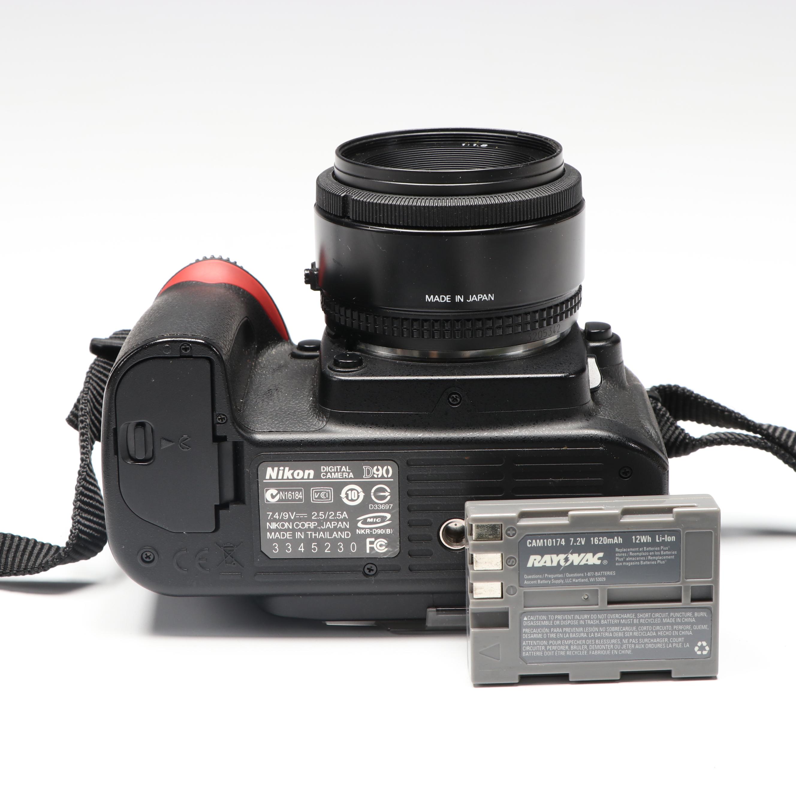 Nikon D90 DSLR Camera with Caden Sling Bag and More Accessories