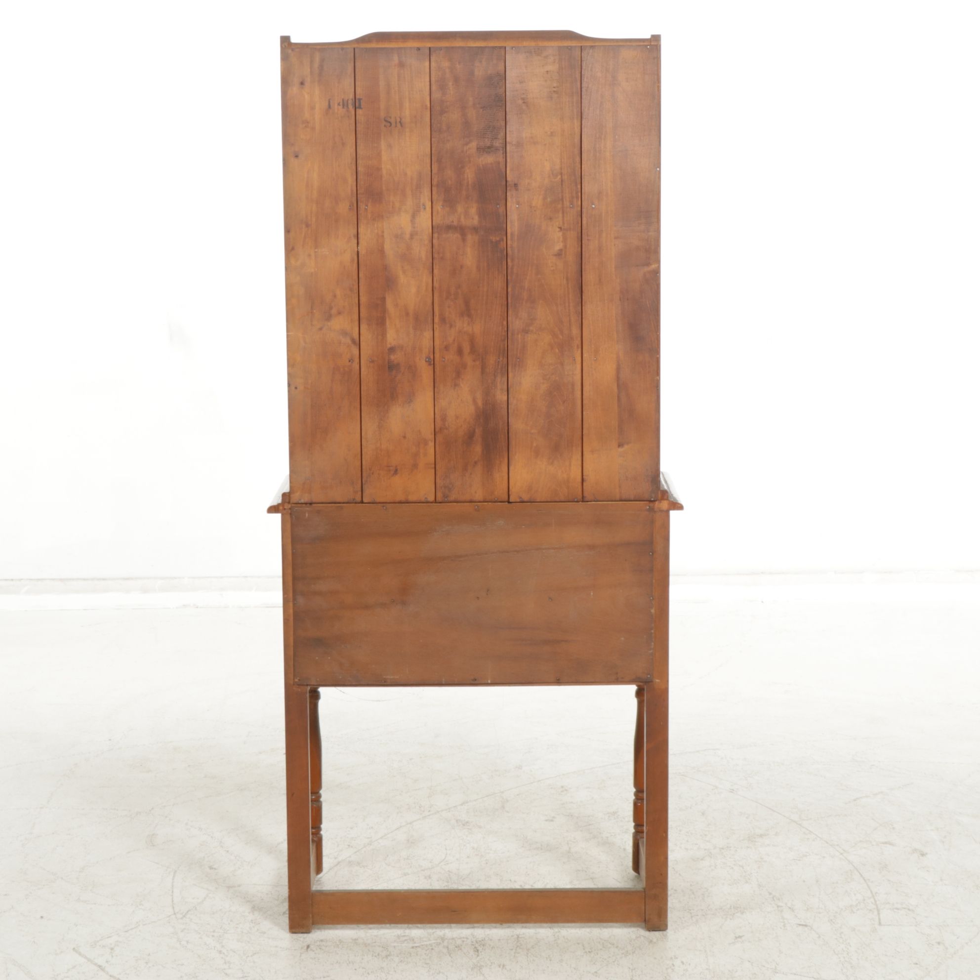 Painted Wood Sideboard with Shelves, Early to Mid 20th Century