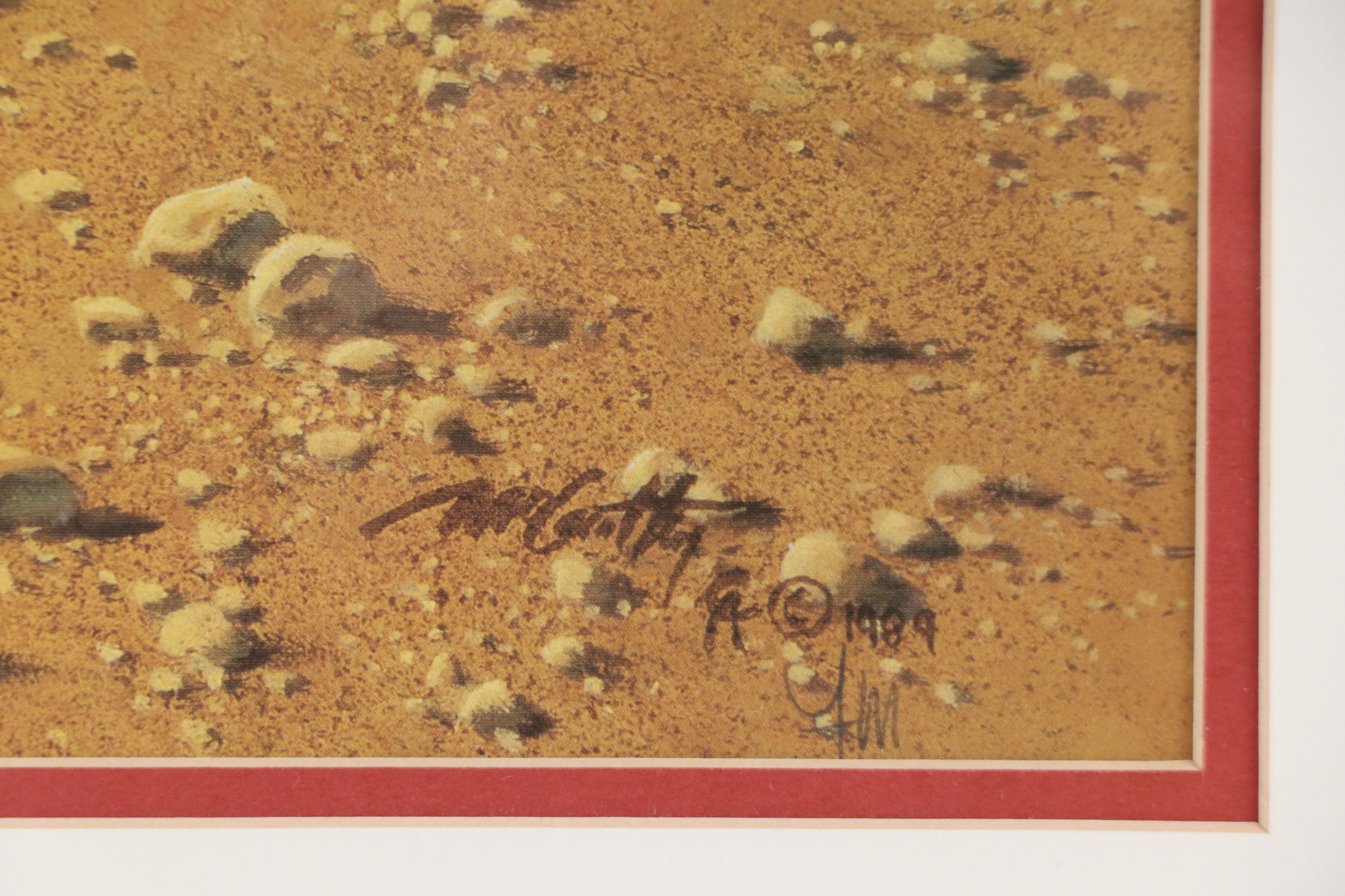 Frank C. McCarthy Offset Lithograph "On the North Trail"