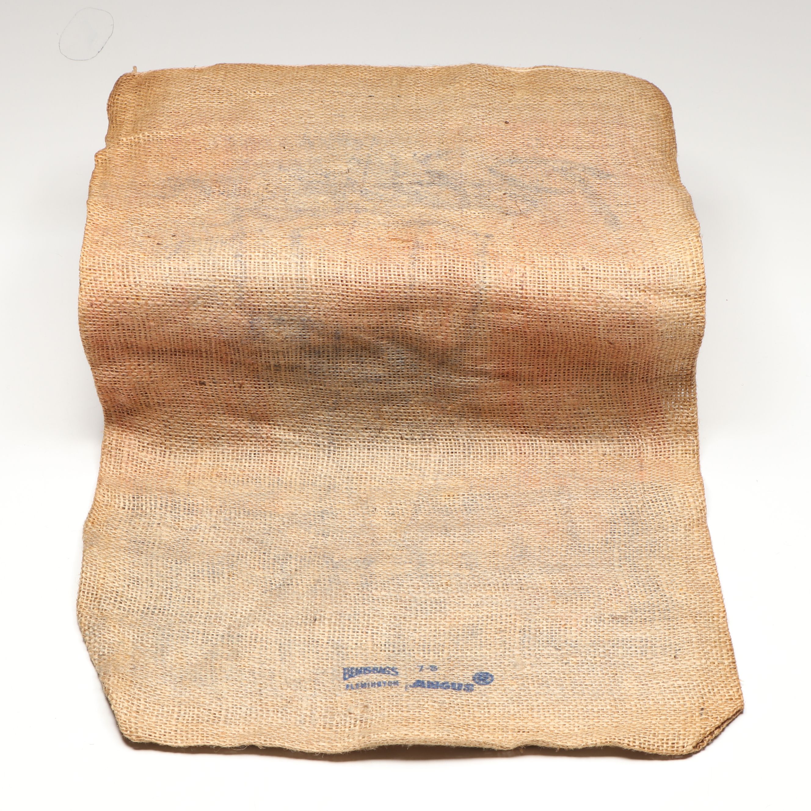 Jack Drozdal & Sons Uncle Sam Burlap Potato Sack, 20th Century