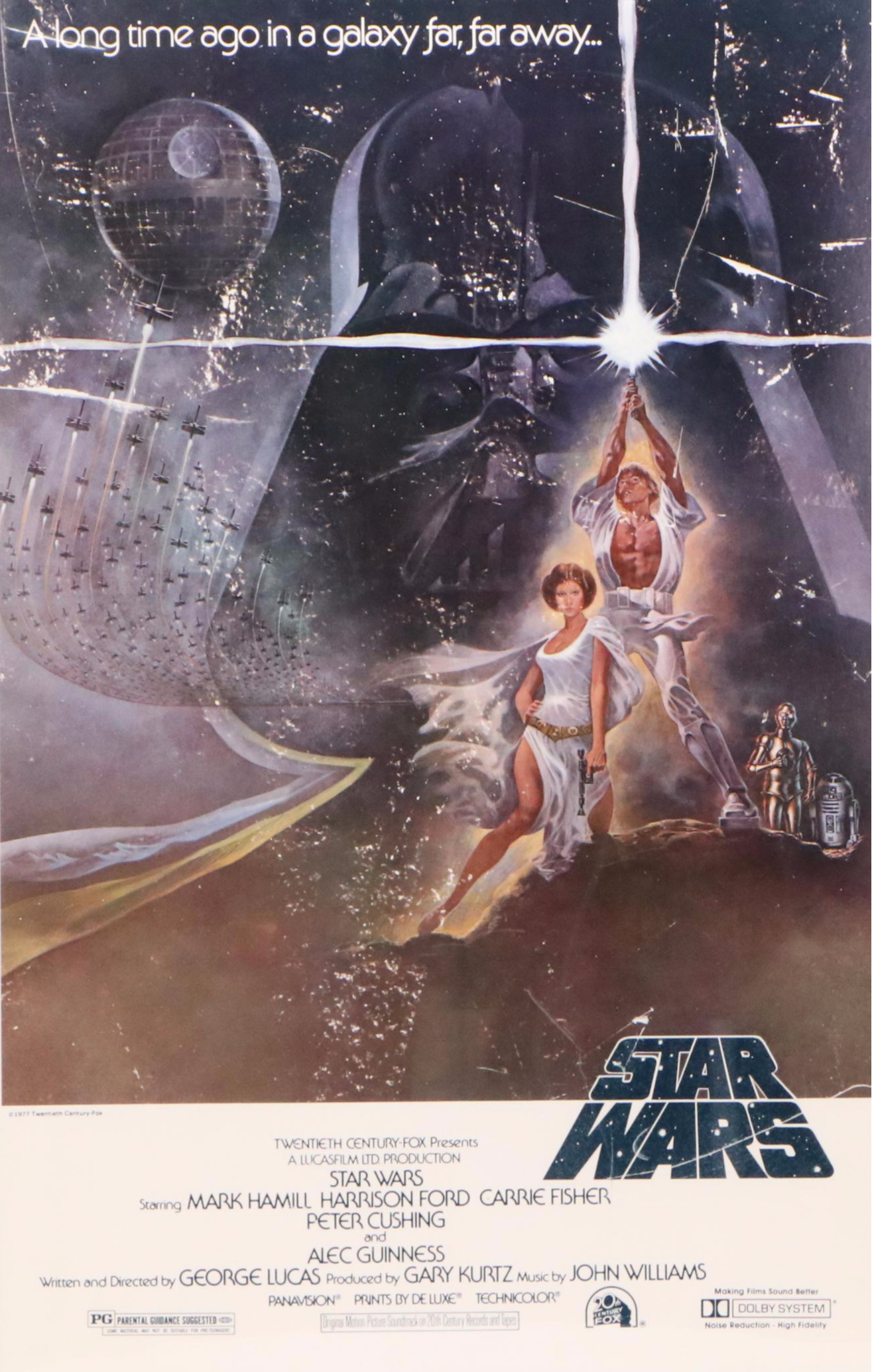 "Star Wars" Offset Lithograph Reprint Poster, Late 20th Century