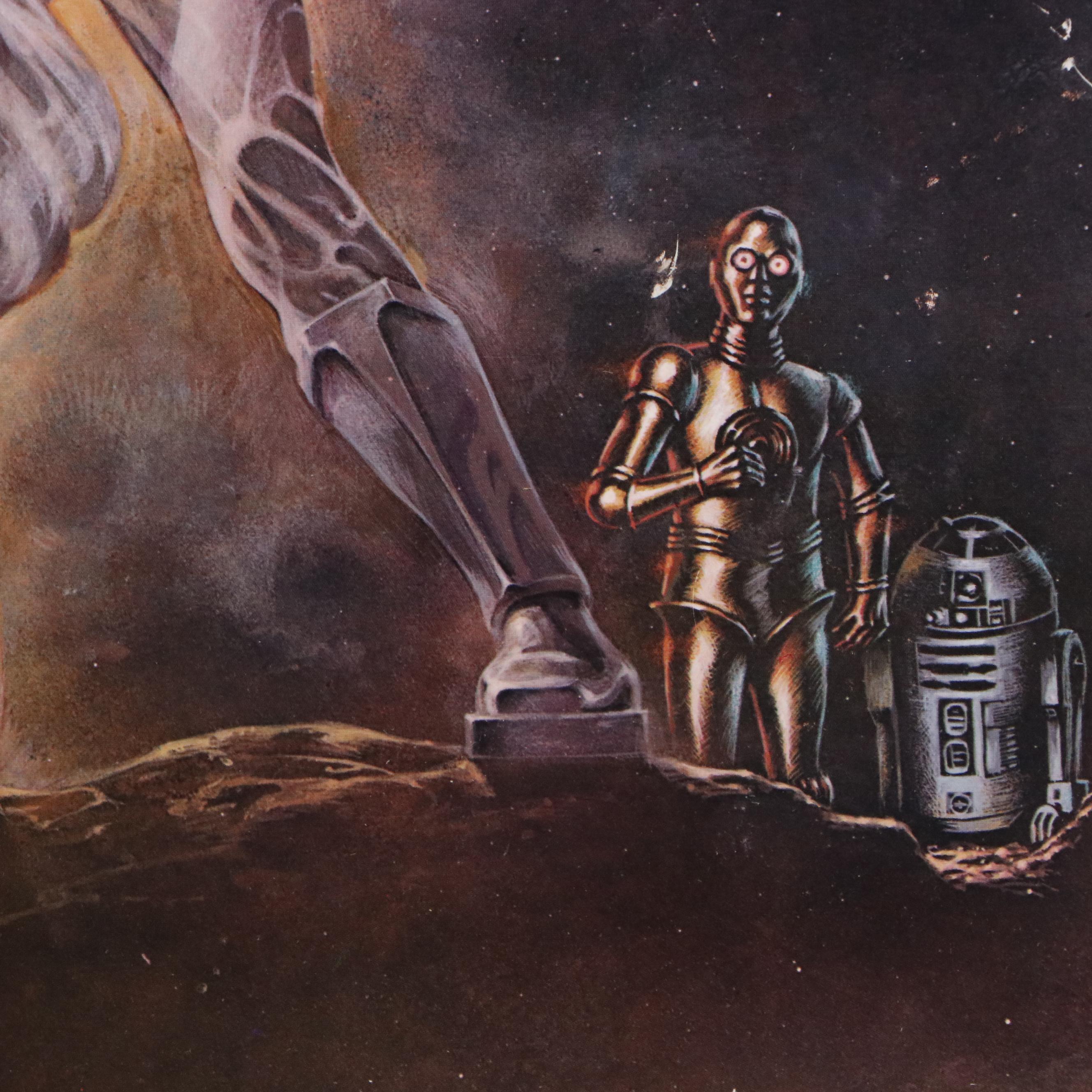 "Star Wars" Offset Lithograph Reprint Poster, Late 20th Century