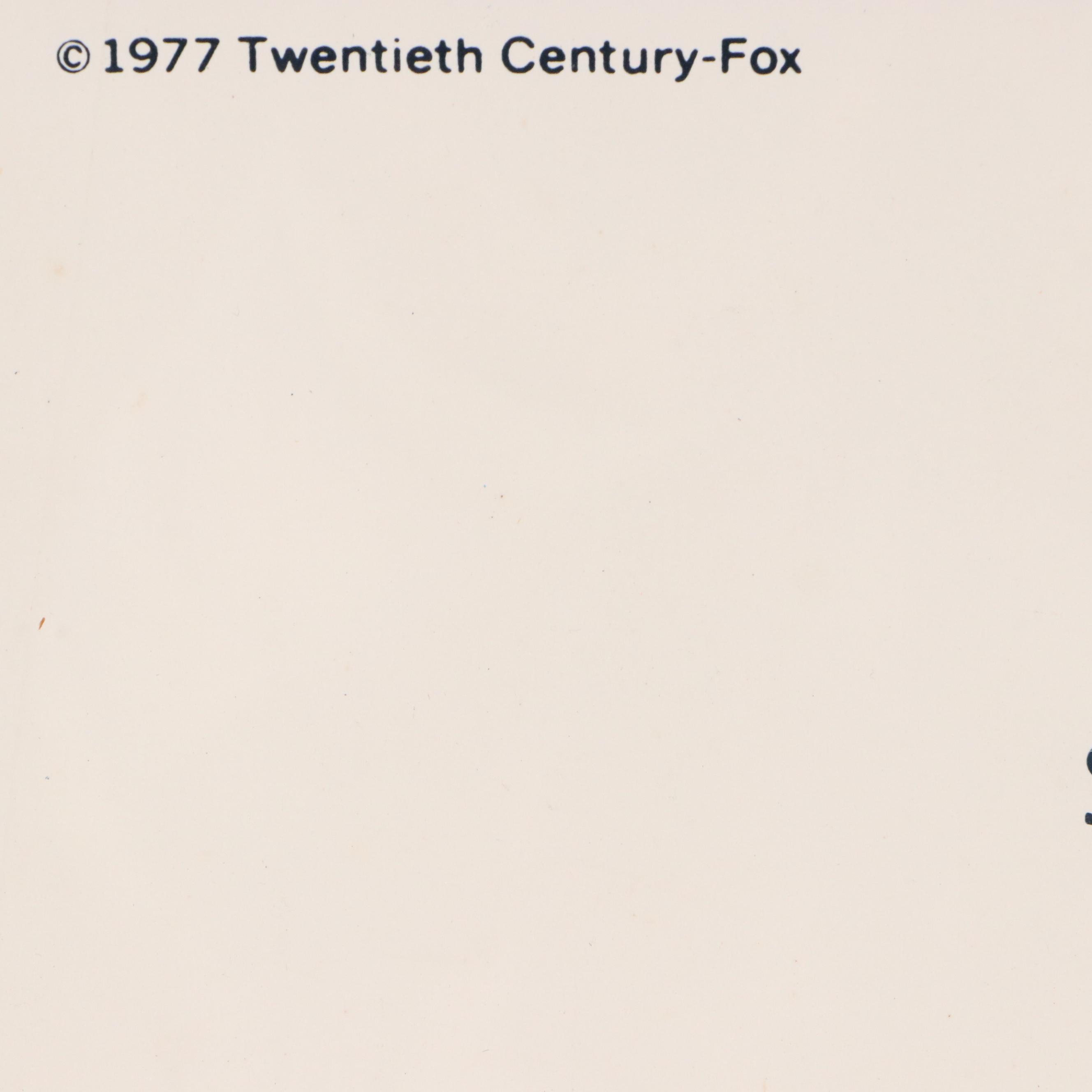 "Star Wars" Offset Lithograph Reprint Poster, Late 20th Century