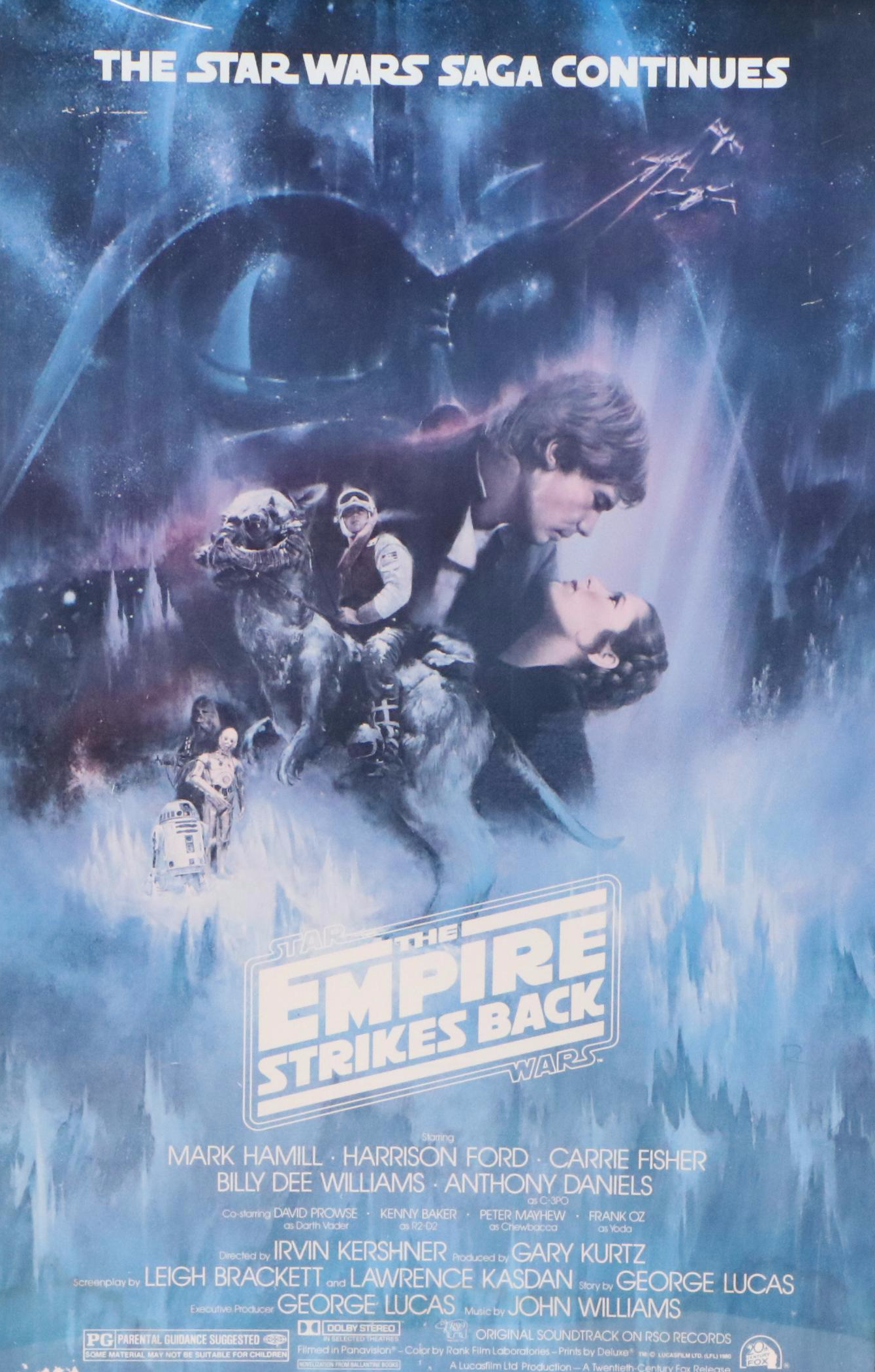 "Star Wars: The Empire Strikes Back" Gone with the Wind Style Movie Poster