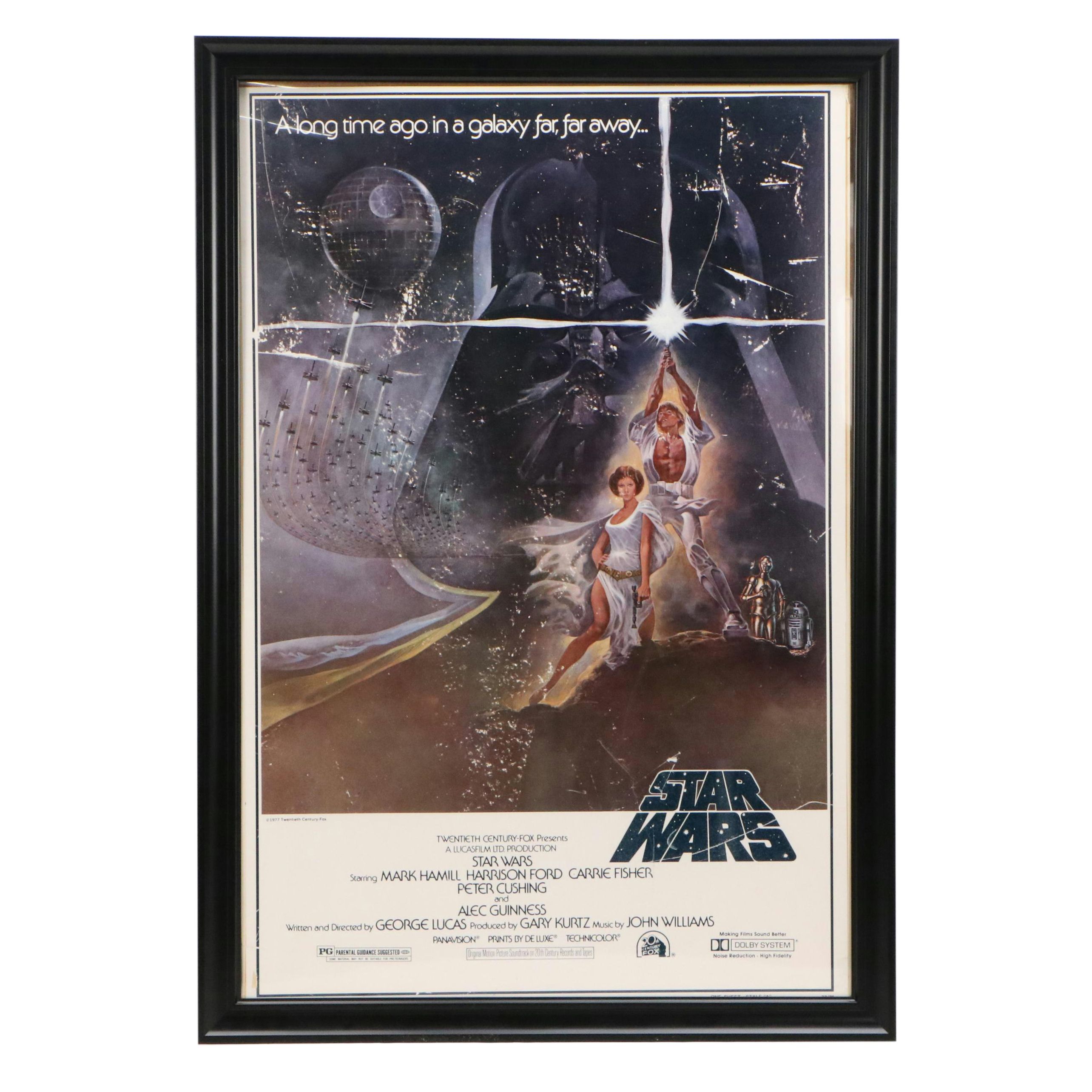 "Star Wars" Offset Lithograph Reprint Poster, Late 20th Century