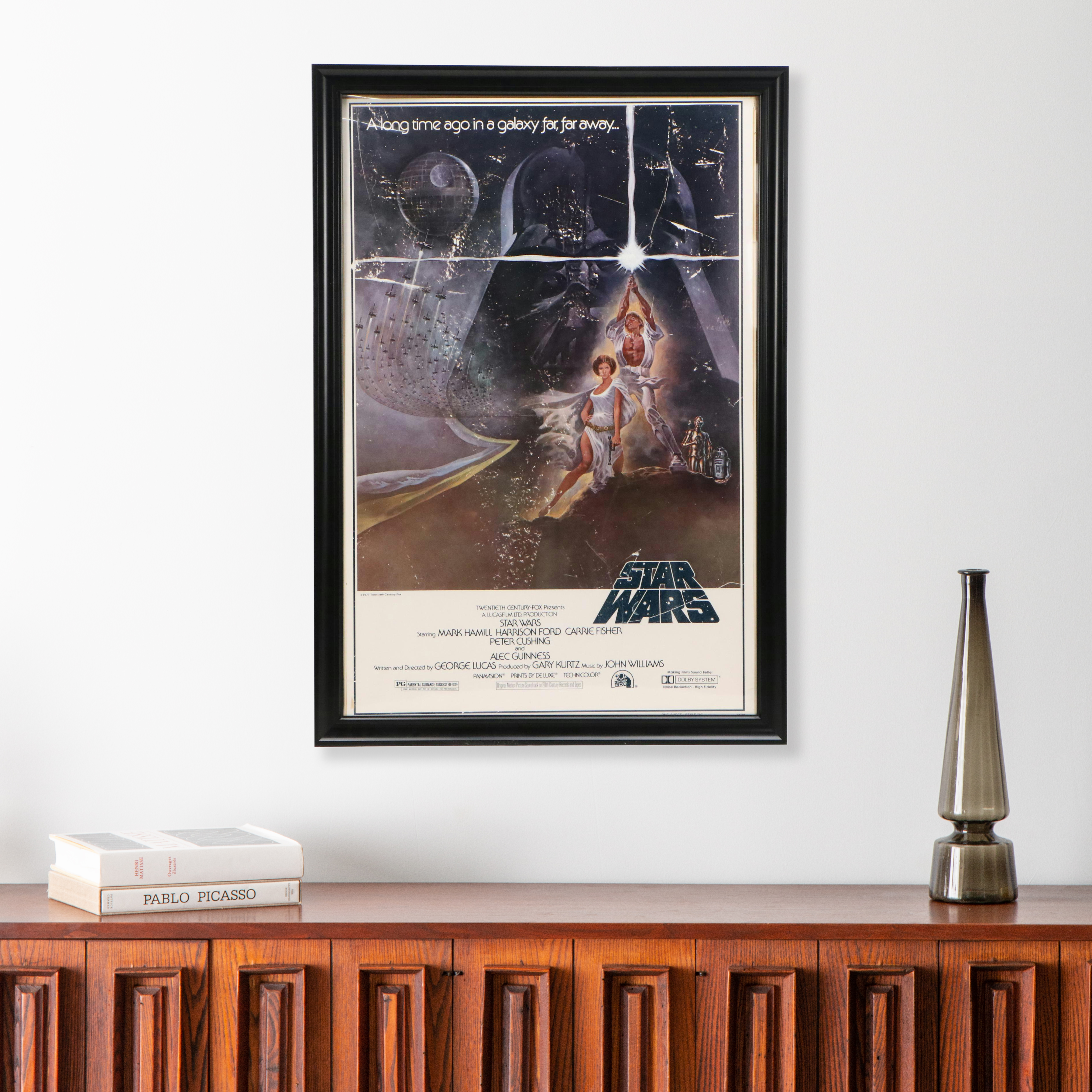 "Star Wars" Offset Lithograph Reprint Poster, Late 20th Century