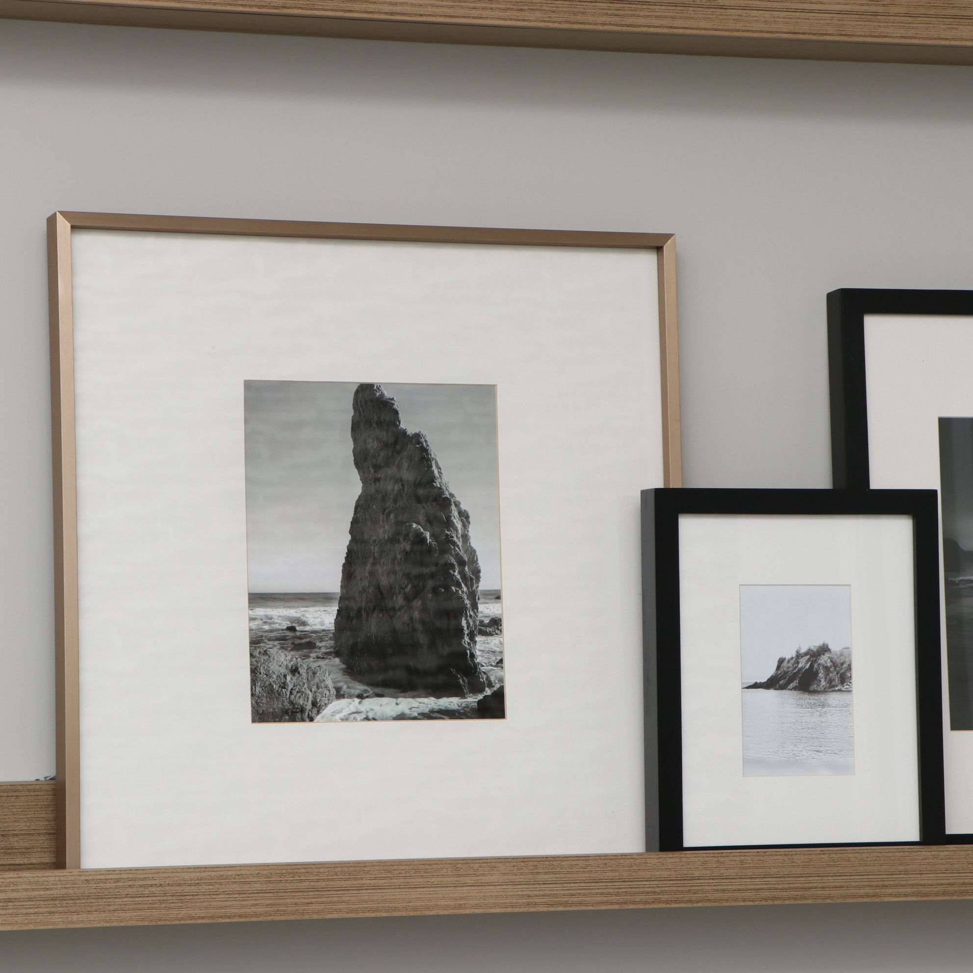 Pottery Barn and More Contemporary Black and Gold Tone Picture Frames