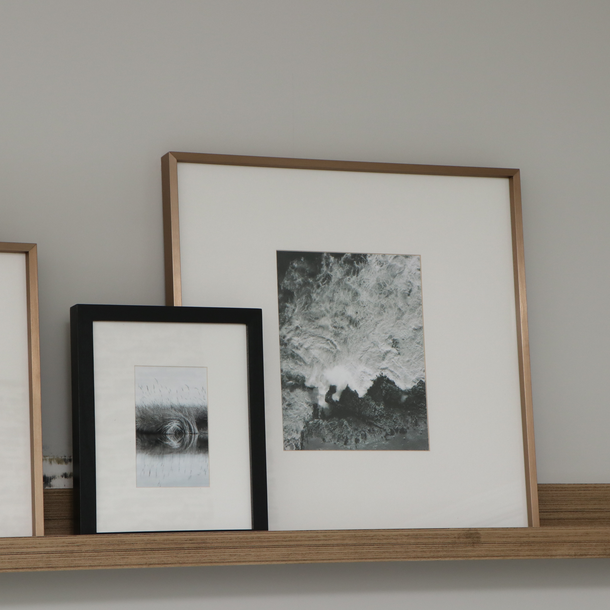 Pottery Barn and More Contemporary Black and Gold Tone Picture Frames