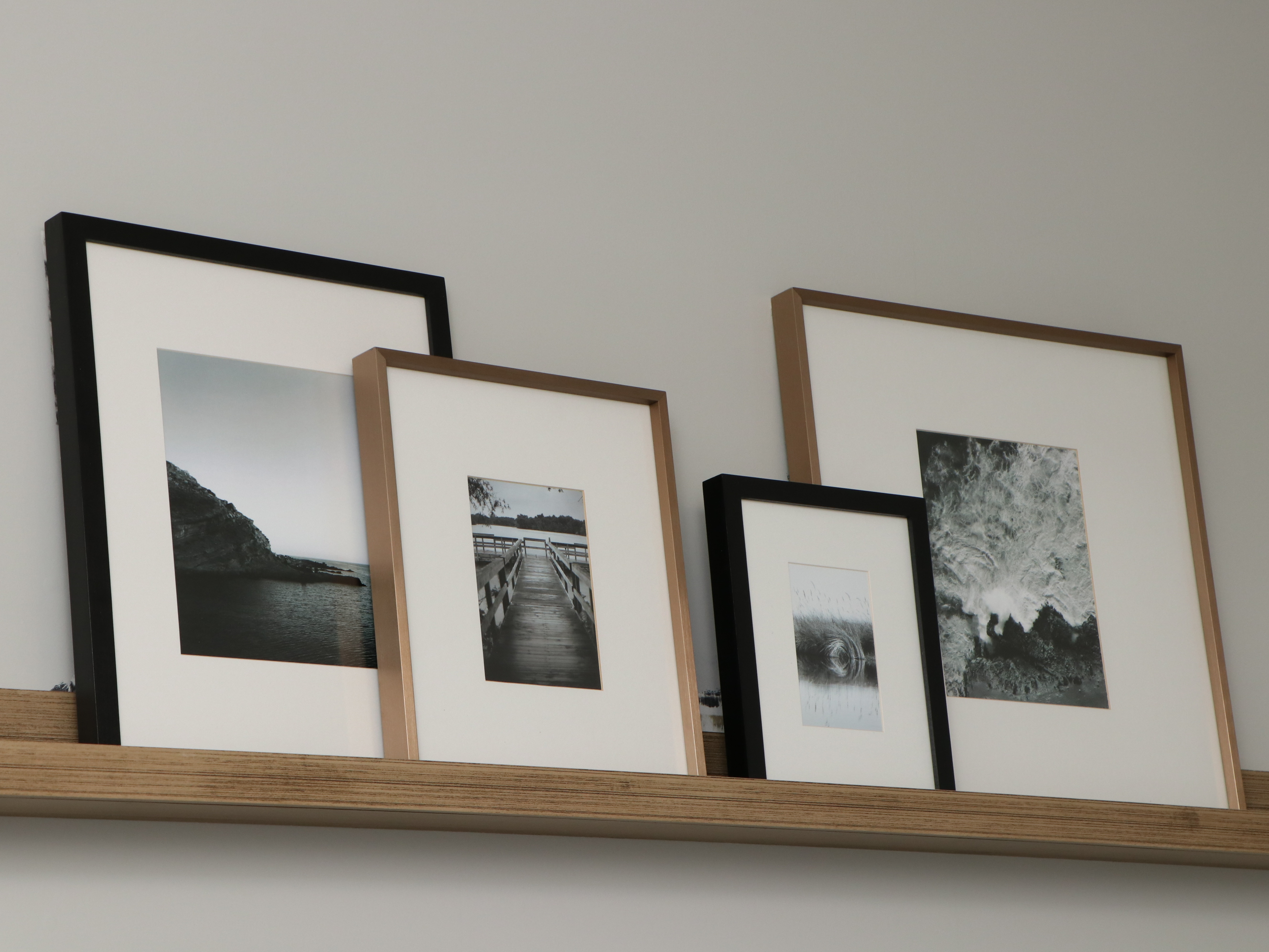 Pottery Barn and More Contemporary Black and Gold Tone Picture Frames