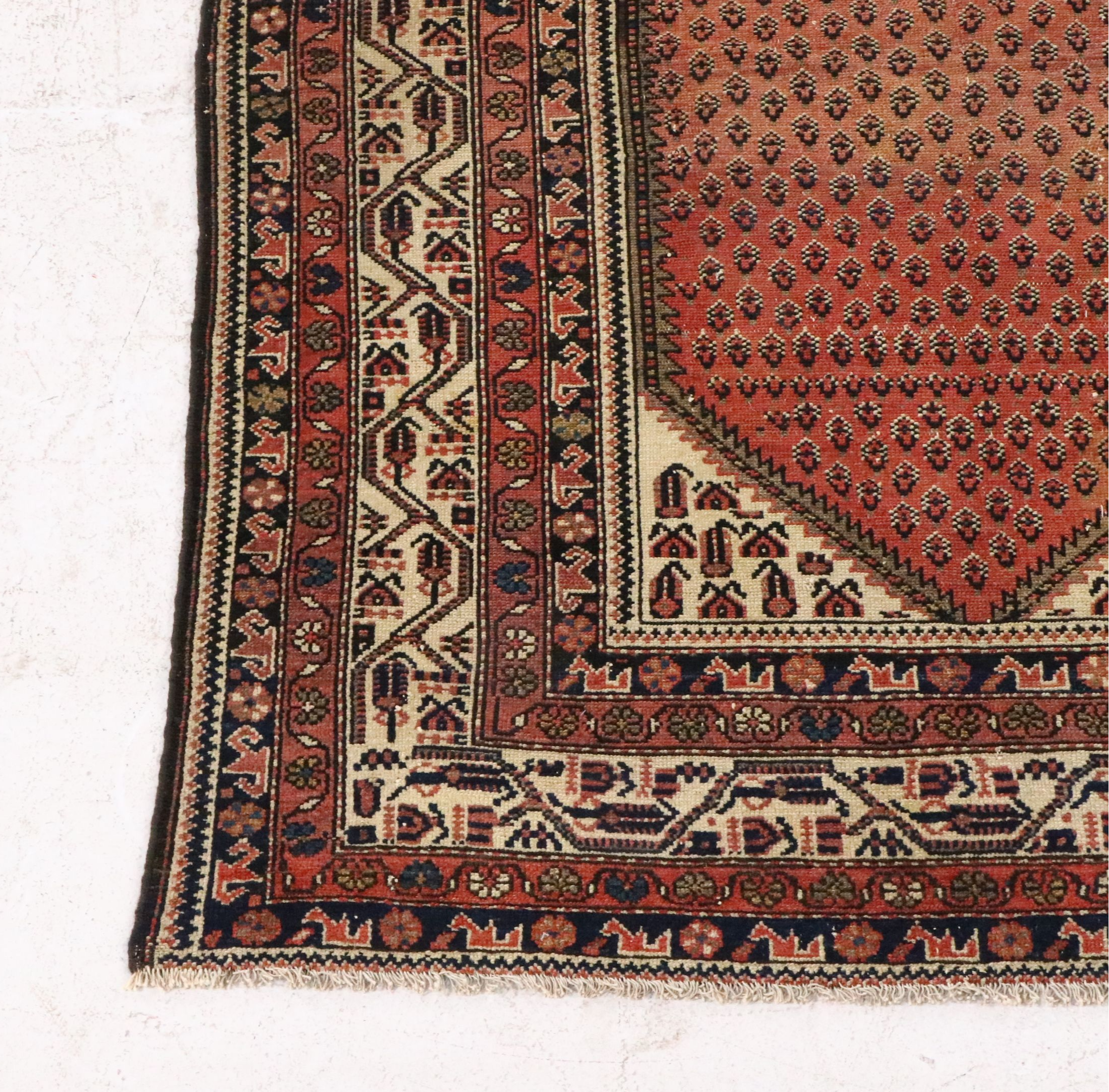 3'10 x 6'4 Hand-Knotted Veramin Persian Area Rug