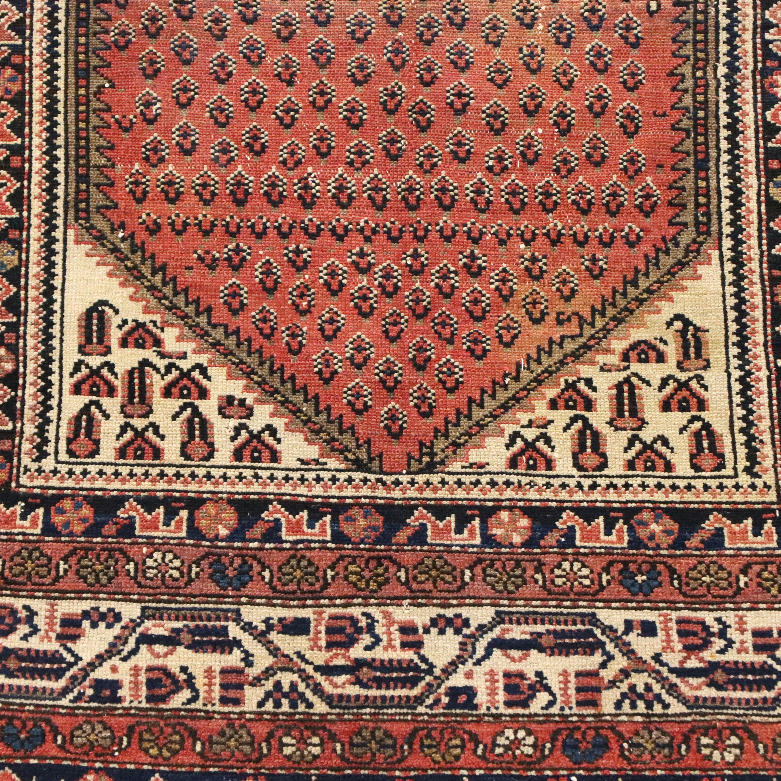 3'10 x 6'4 Hand-Knotted Veramin Persian Area Rug