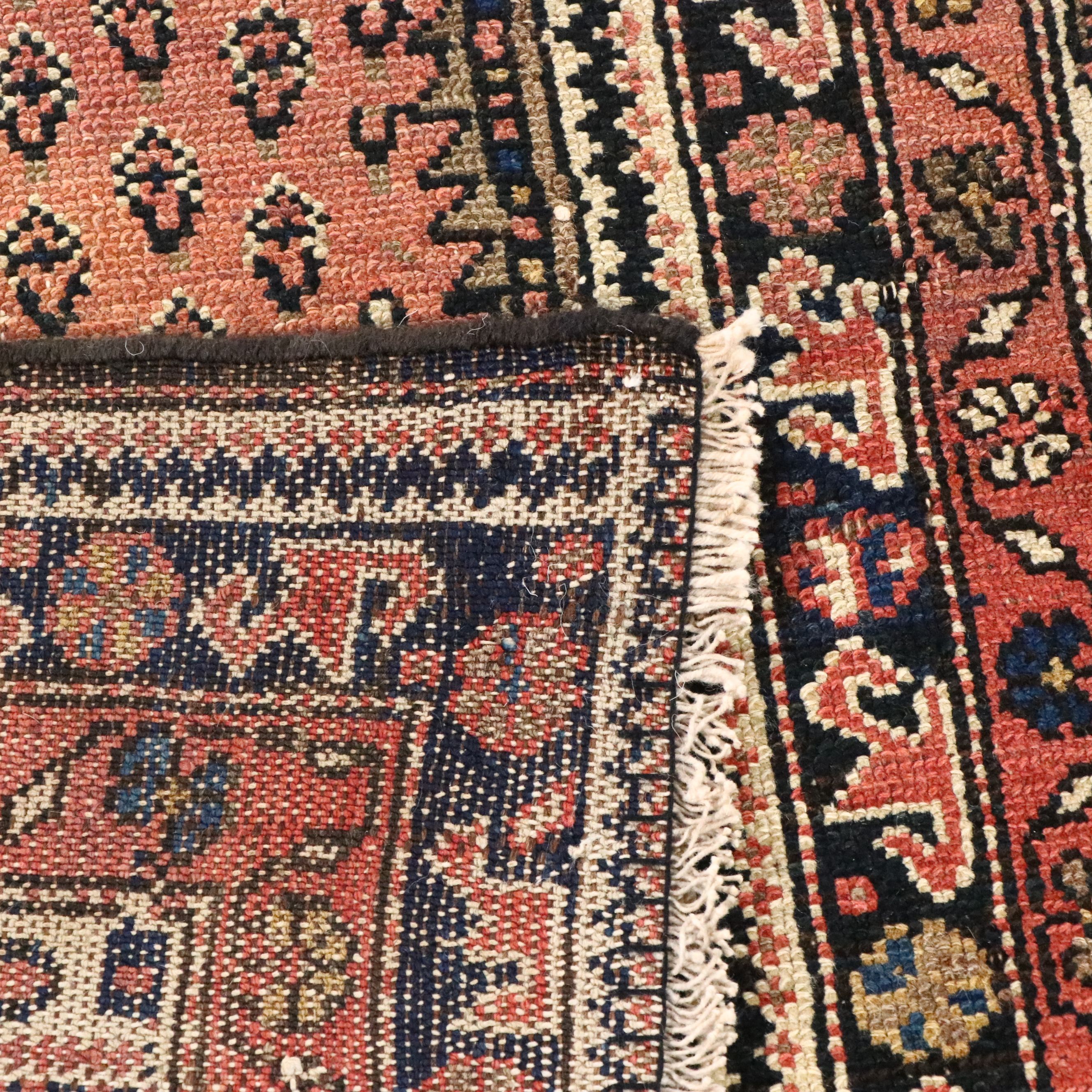 3'10 x 6'4 Hand-Knotted Veramin Persian Area Rug