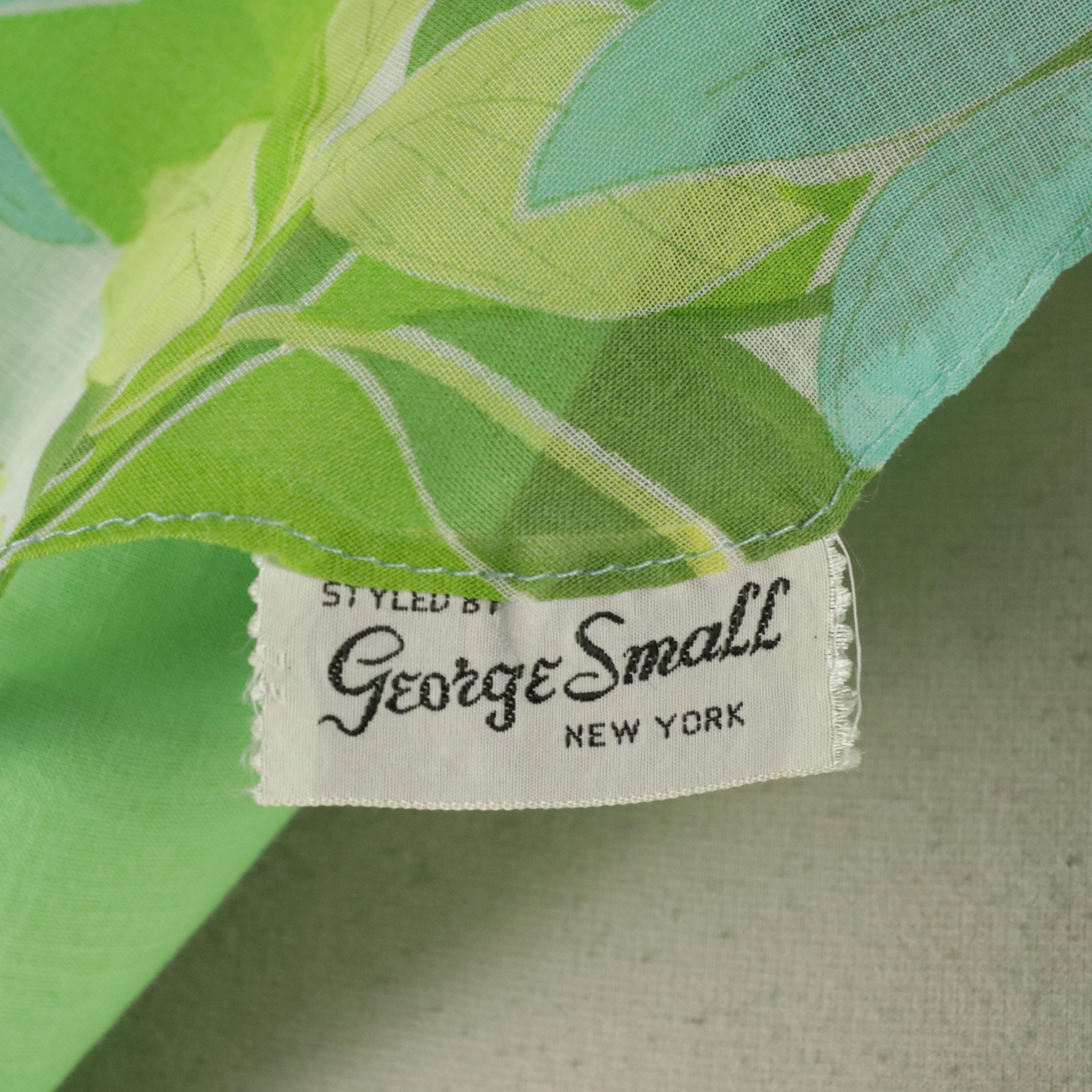 George Small Floral Print Ruffled Shift Dress & Other Floral Print Belted Dress