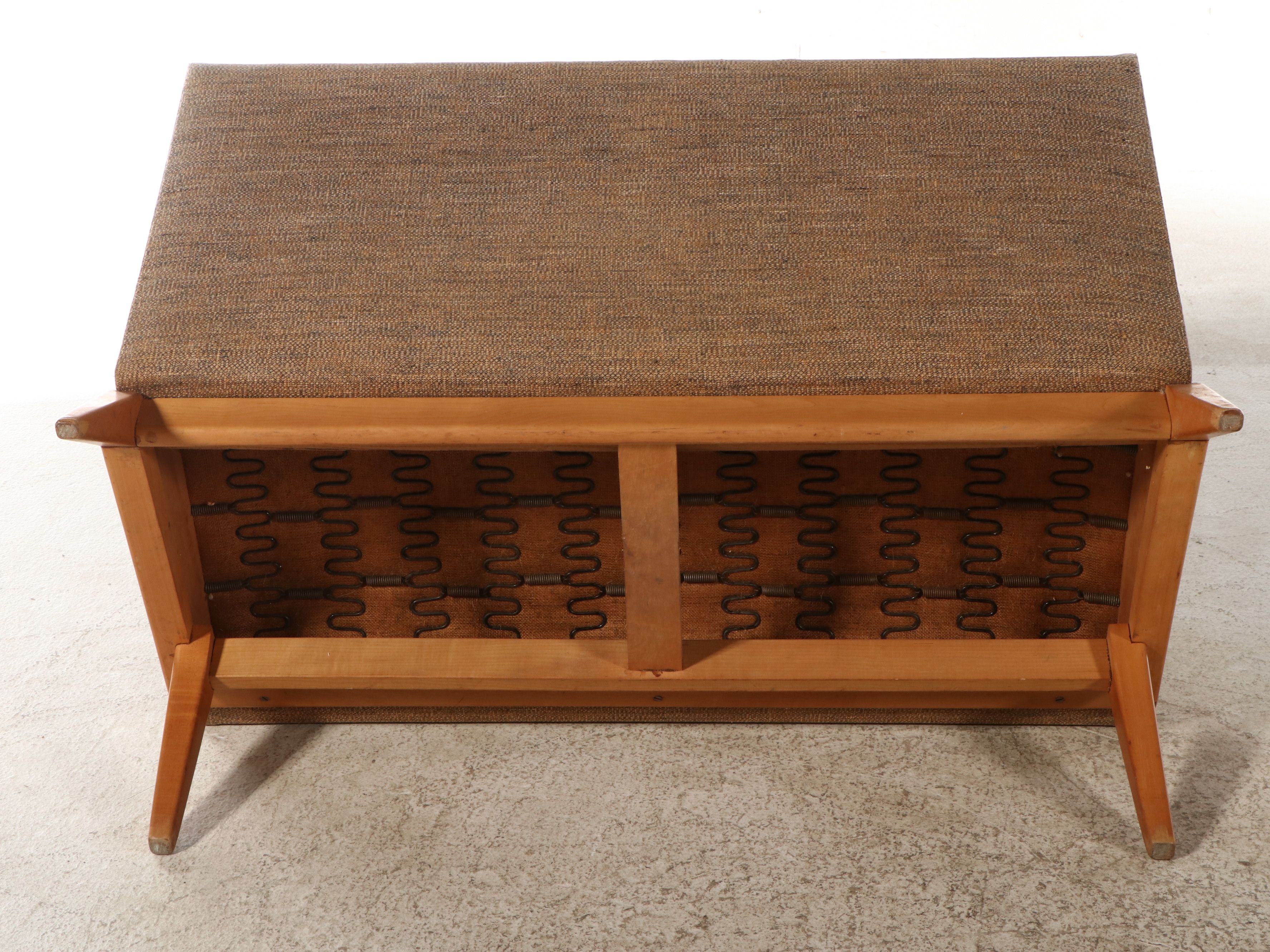 Jens Risom for Knoll Mid Century Modern Tufted Settee
