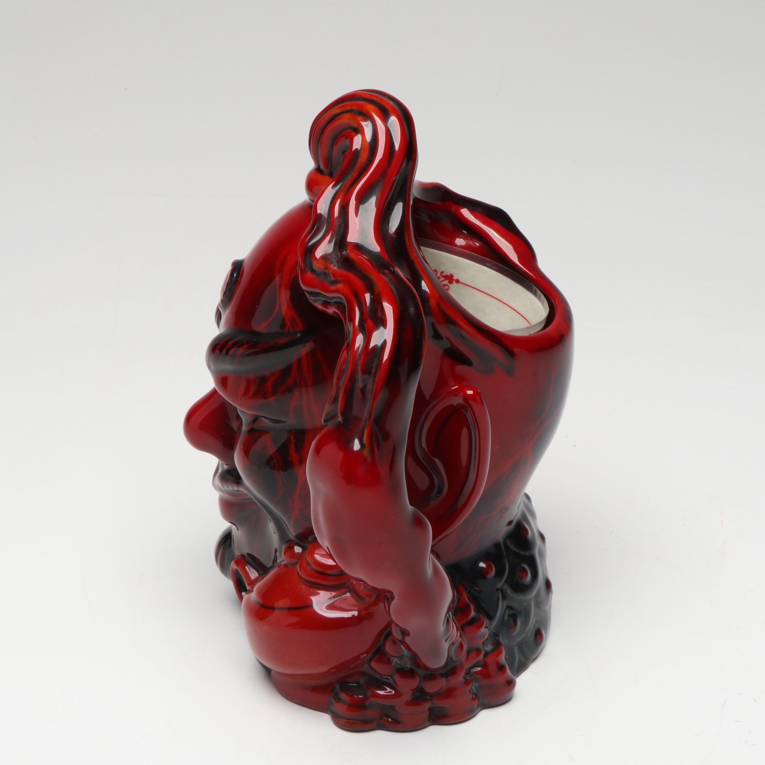 Royal Doulton "Aladdin's Genie" Limited Edition Flambé Character Jug, 1994