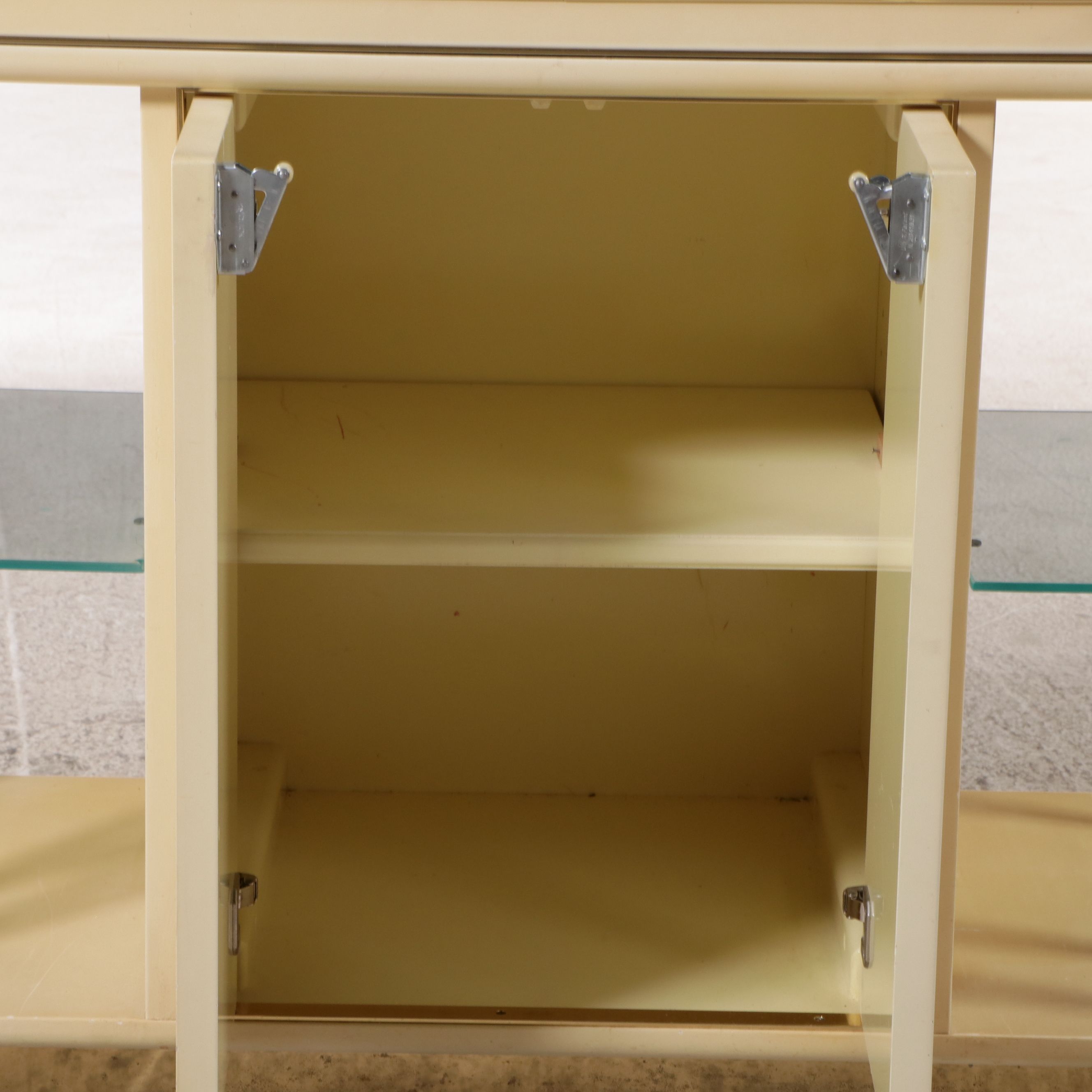 Romweber Mid Century Modern Style Formica Lift Top Sideboard