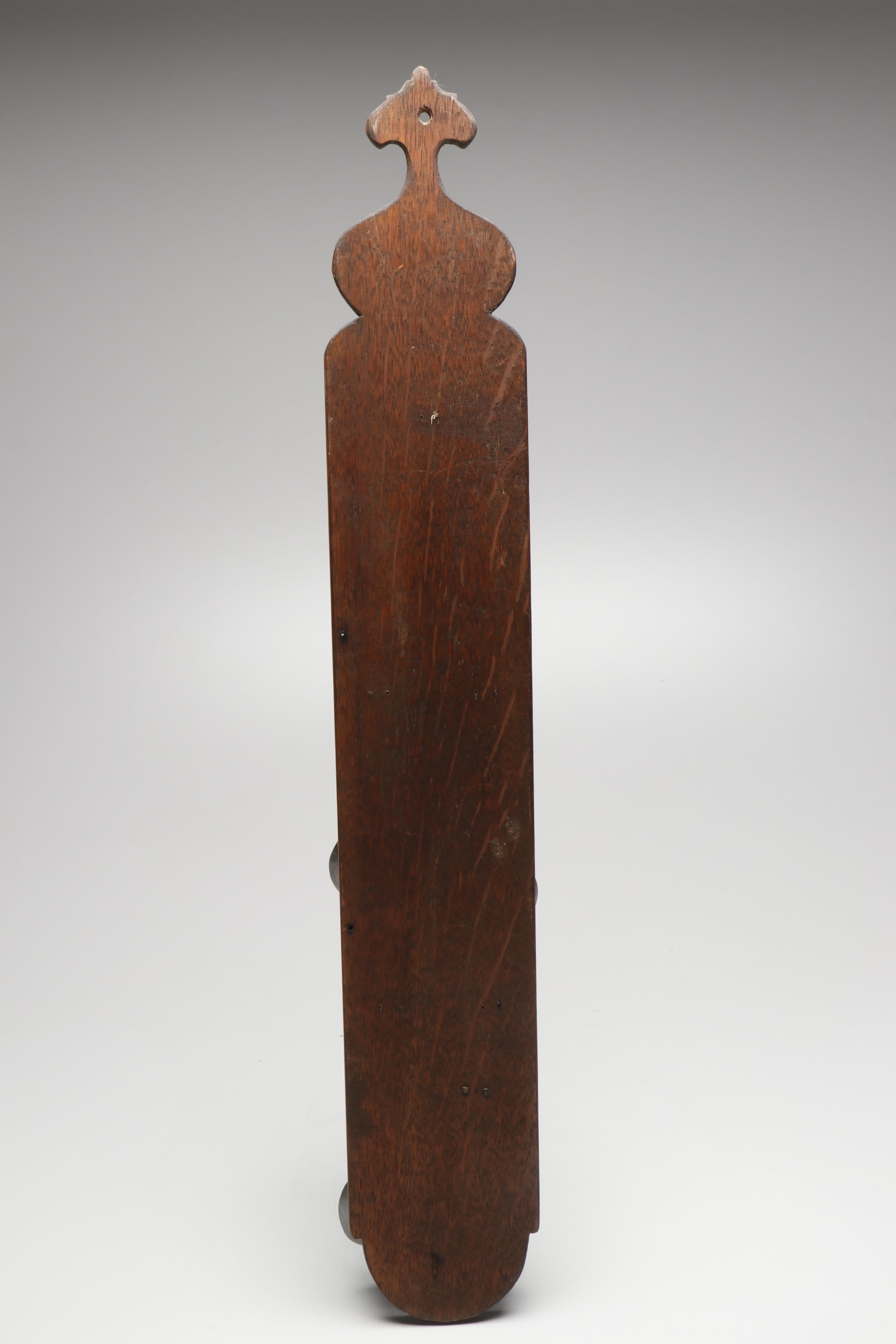 Pewter Spoons on Oak Display Rack