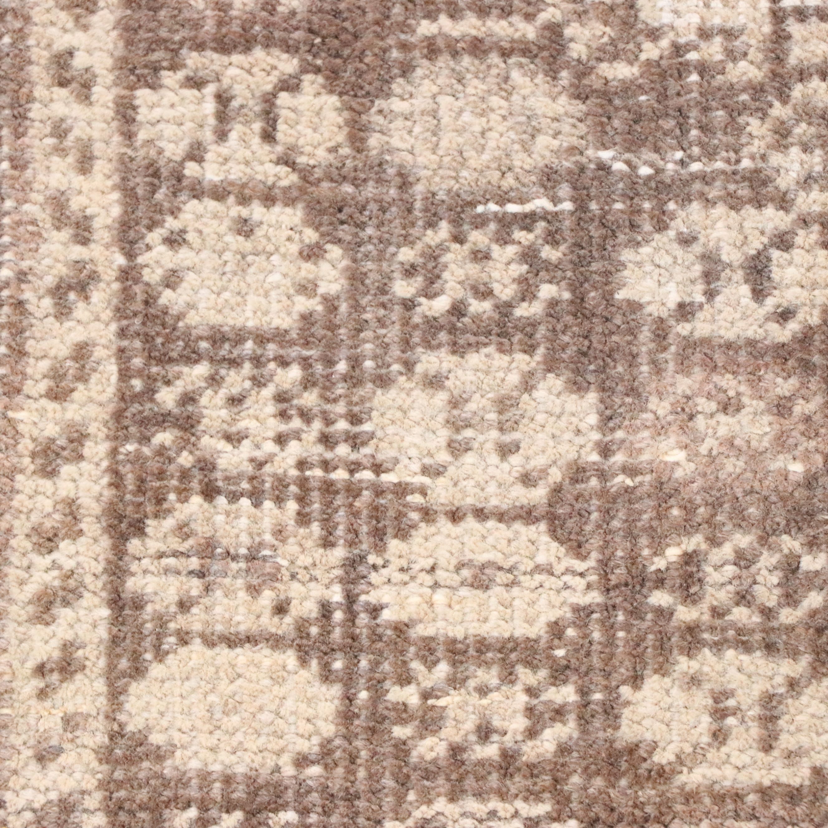 5'1 x 7'7 Hand-Knotted Persian Abadeh Area Rug