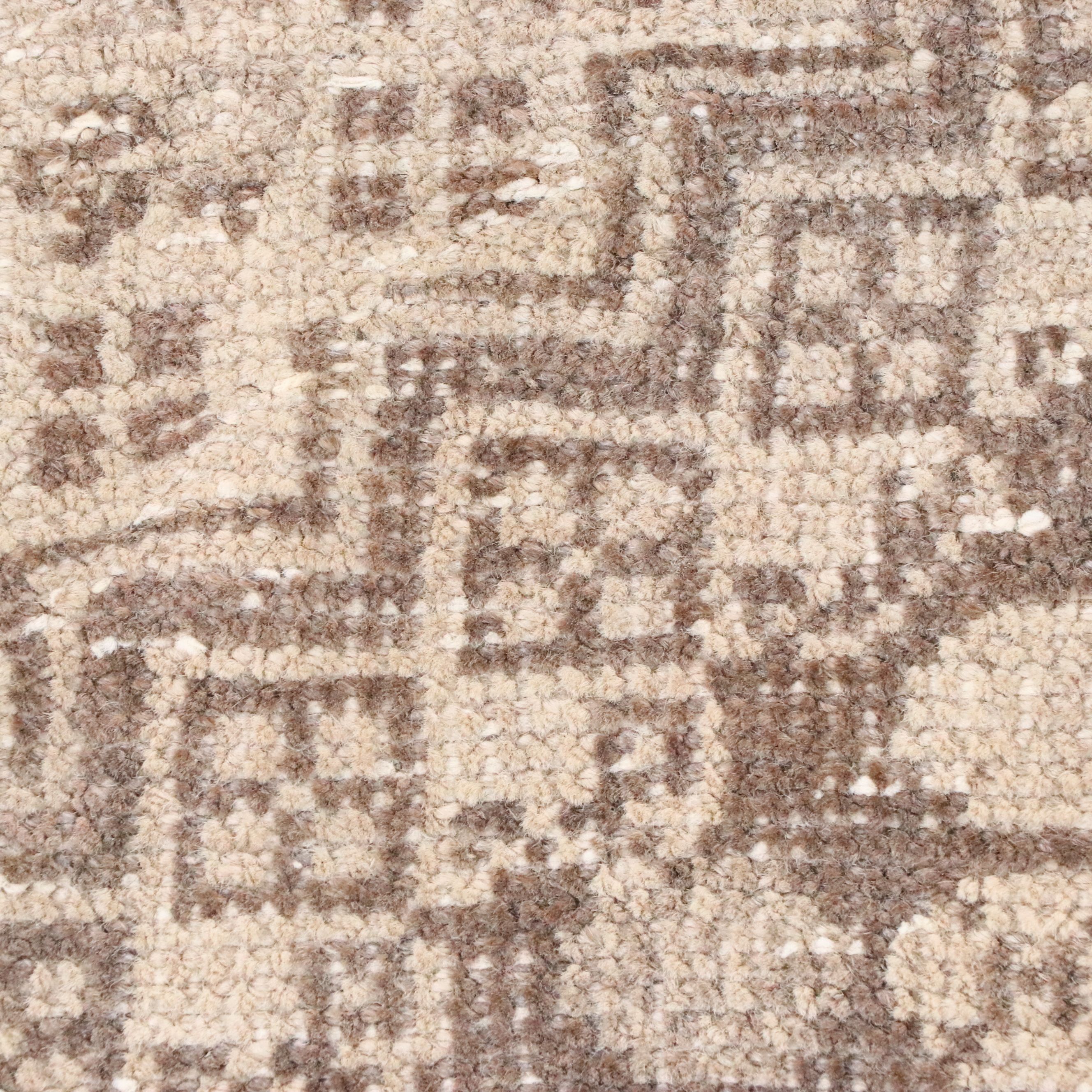 5'1 x 7'7 Hand-Knotted Persian Abadeh Area Rug