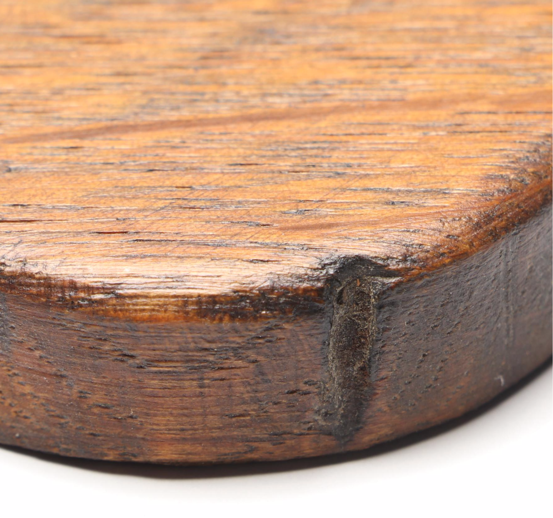 Pewter Spoons on Oak Display Rack