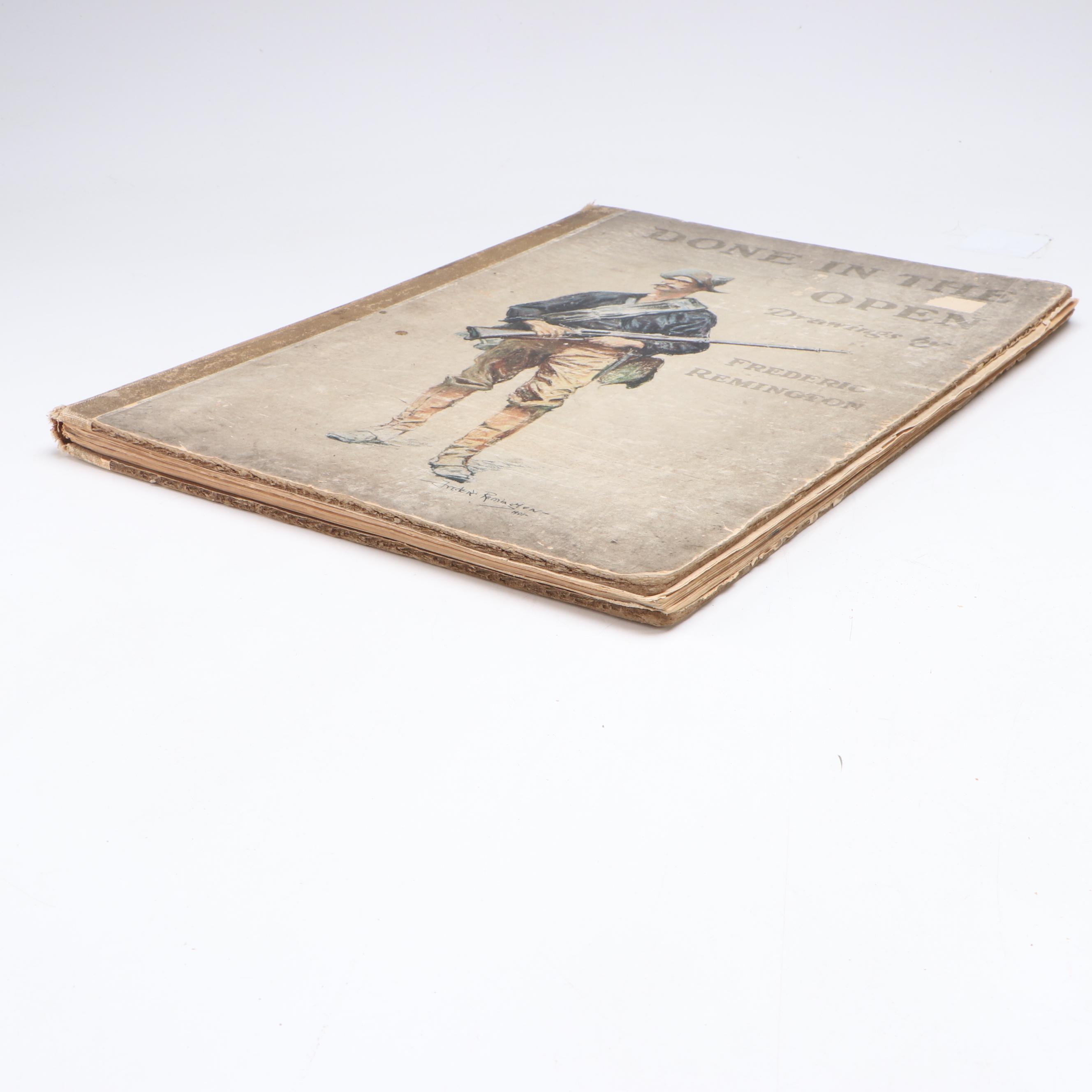 Frederic Remington Illustrated "Done in the Open" by Owen Wister et al., 1902