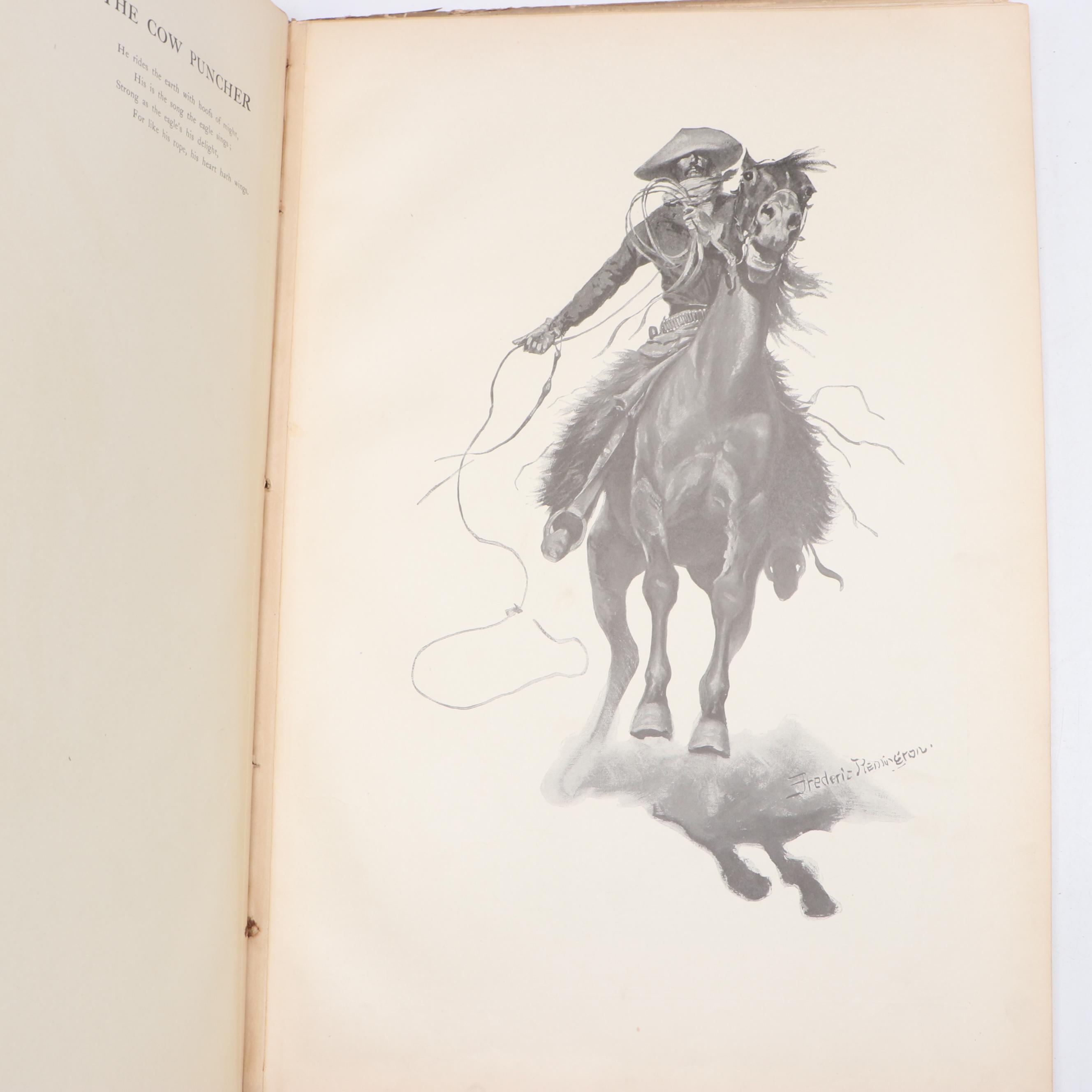 Frederic Remington Illustrated "Done in the Open" by Owen Wister et al., 1902