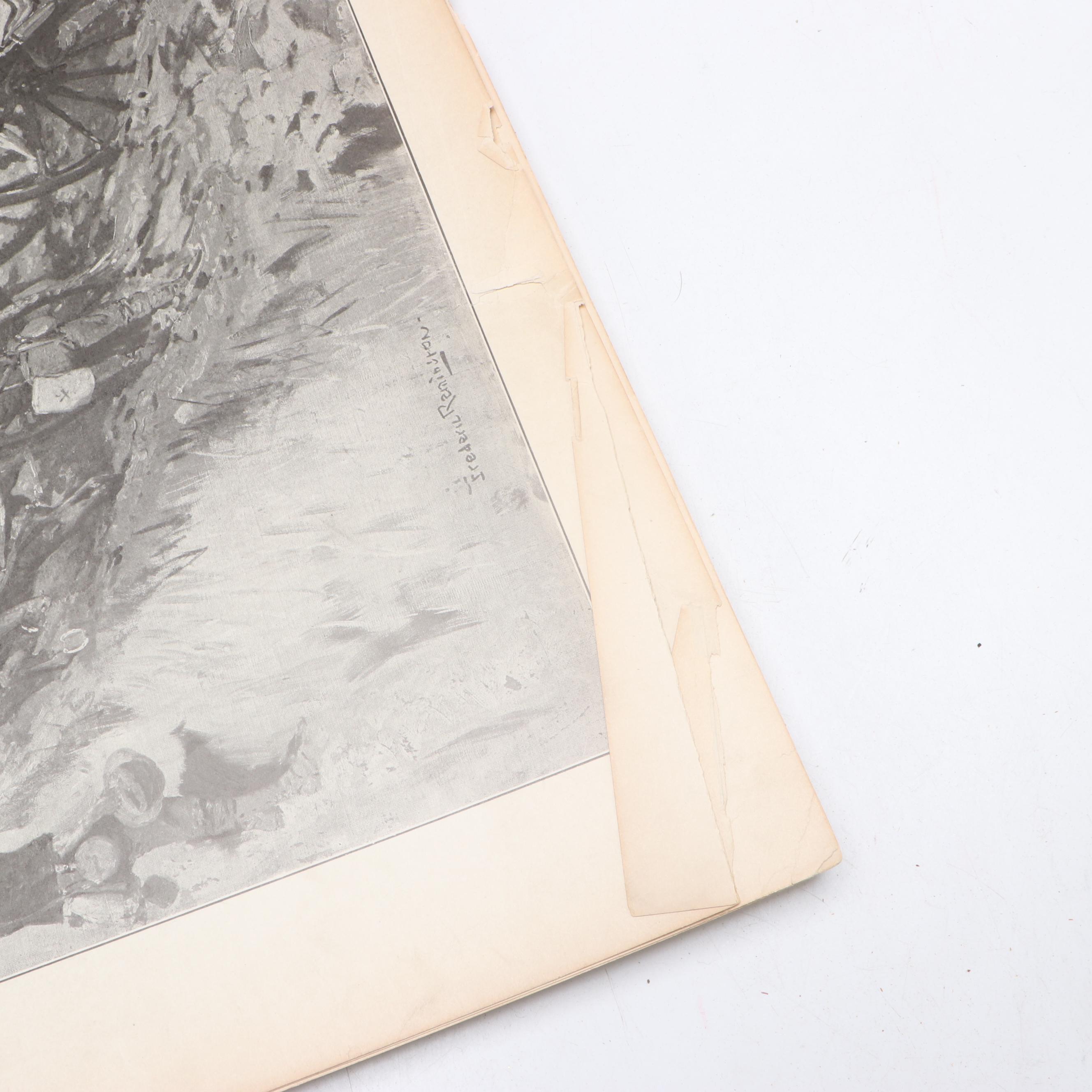 Frederic Remington Illustrated "Done in the Open" by Owen Wister et al., 1902