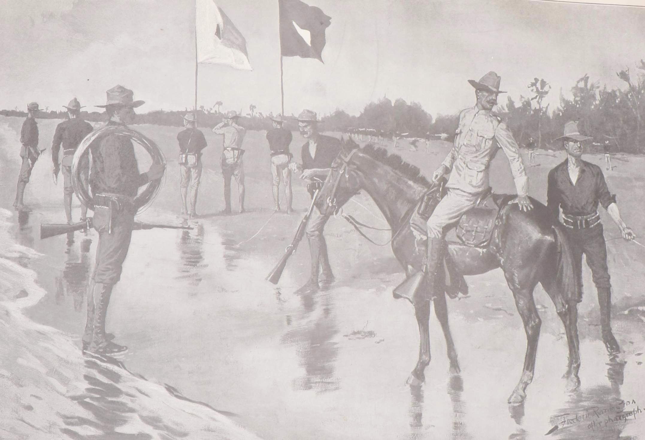 Frederic Remington Illustrated "Done in the Open" by Owen Wister et al., 1902