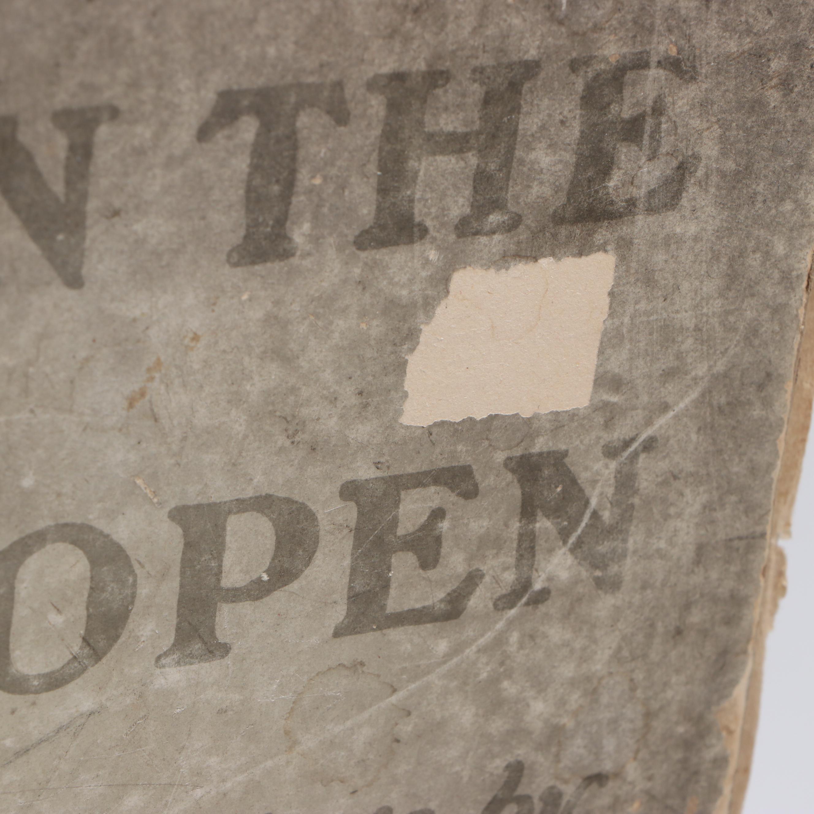 Frederic Remington Illustrated "Done in the Open" by Owen Wister et al., 1902