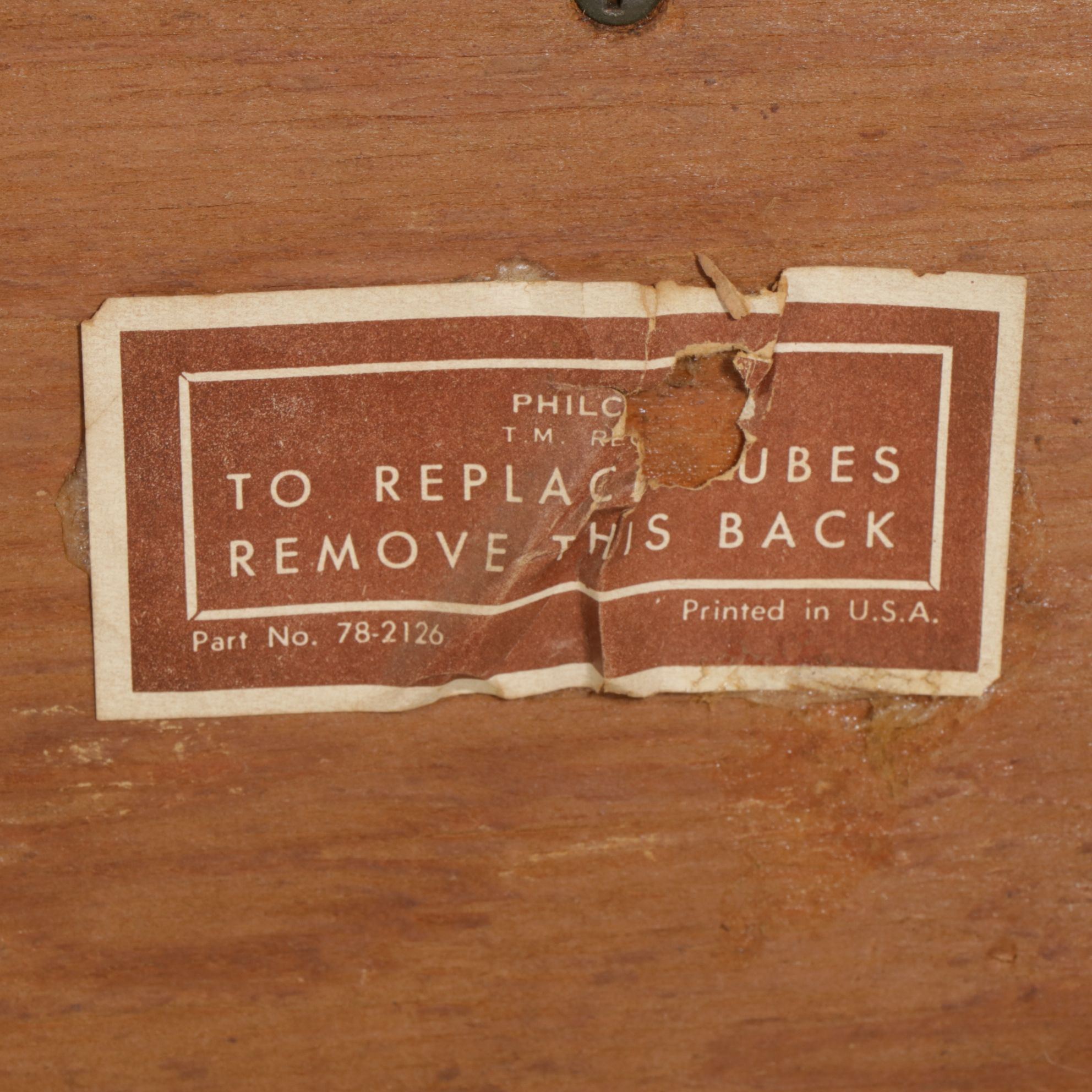 Mid Century Modern Philco "Phonorama III" Console Record Player