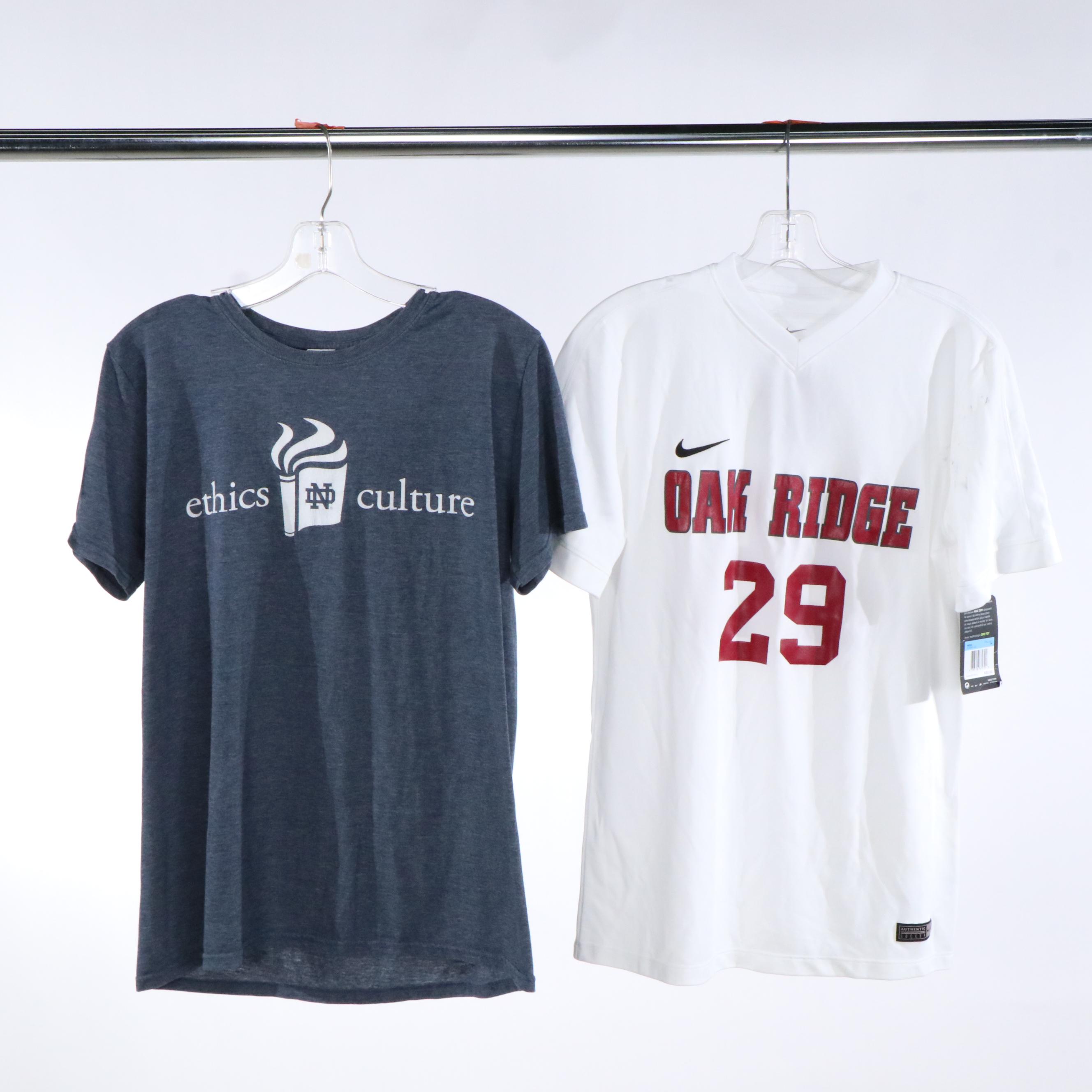 Oak Ridge Soccer Jerseys with NBA Basketball Long Sleeve Shirts and More