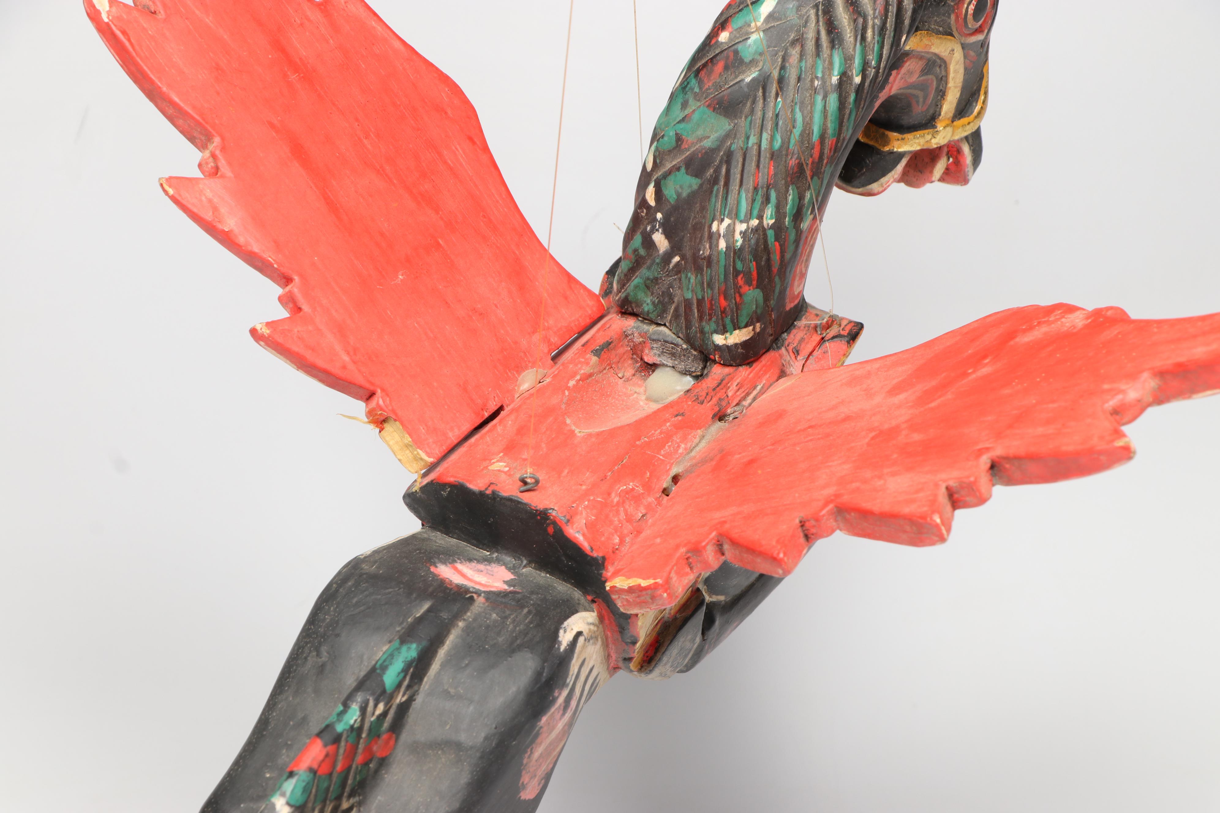 Balinese Hand-Carved Polychrome Spirit Chasers