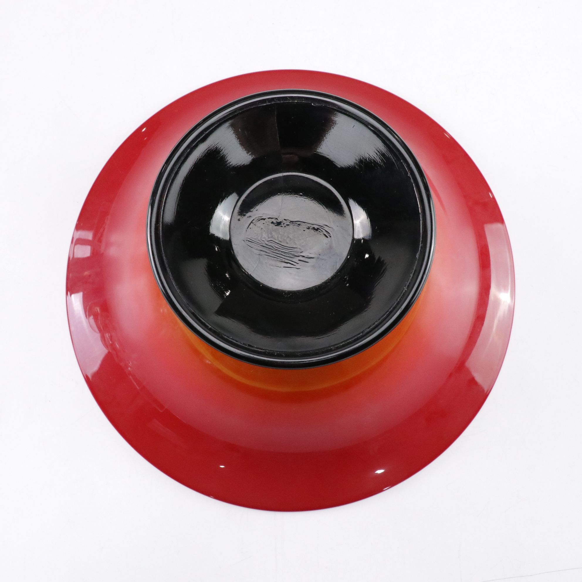 Blown Ombre Glass Bowl with Ashtrays, Snow Globes & Mugs